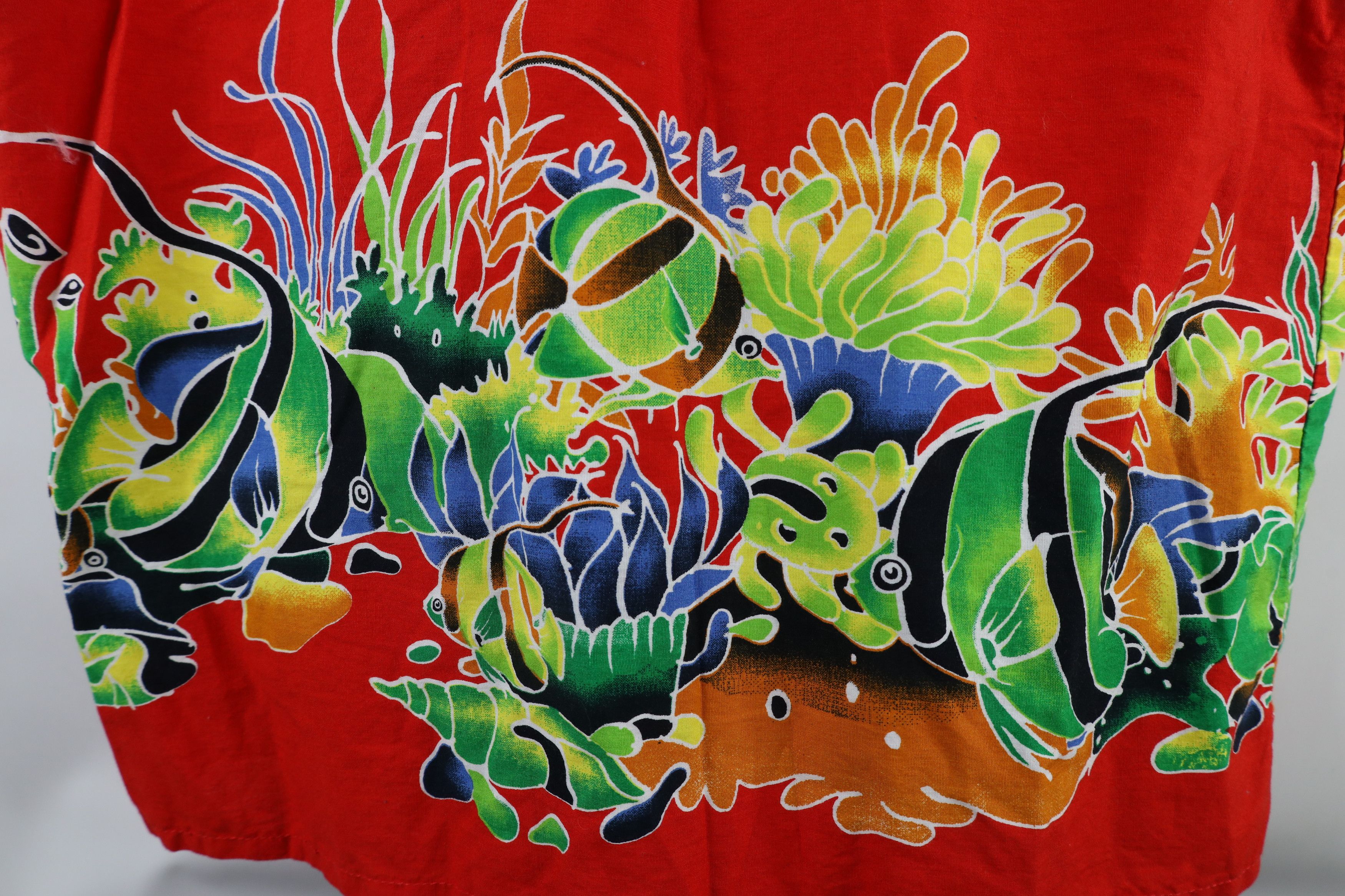 Vintage Vintage 90s Streetwear Hawaiian Short Sleeve Button Shirt Size US L / EU 52-54 / 3 - 8 Thumbnail