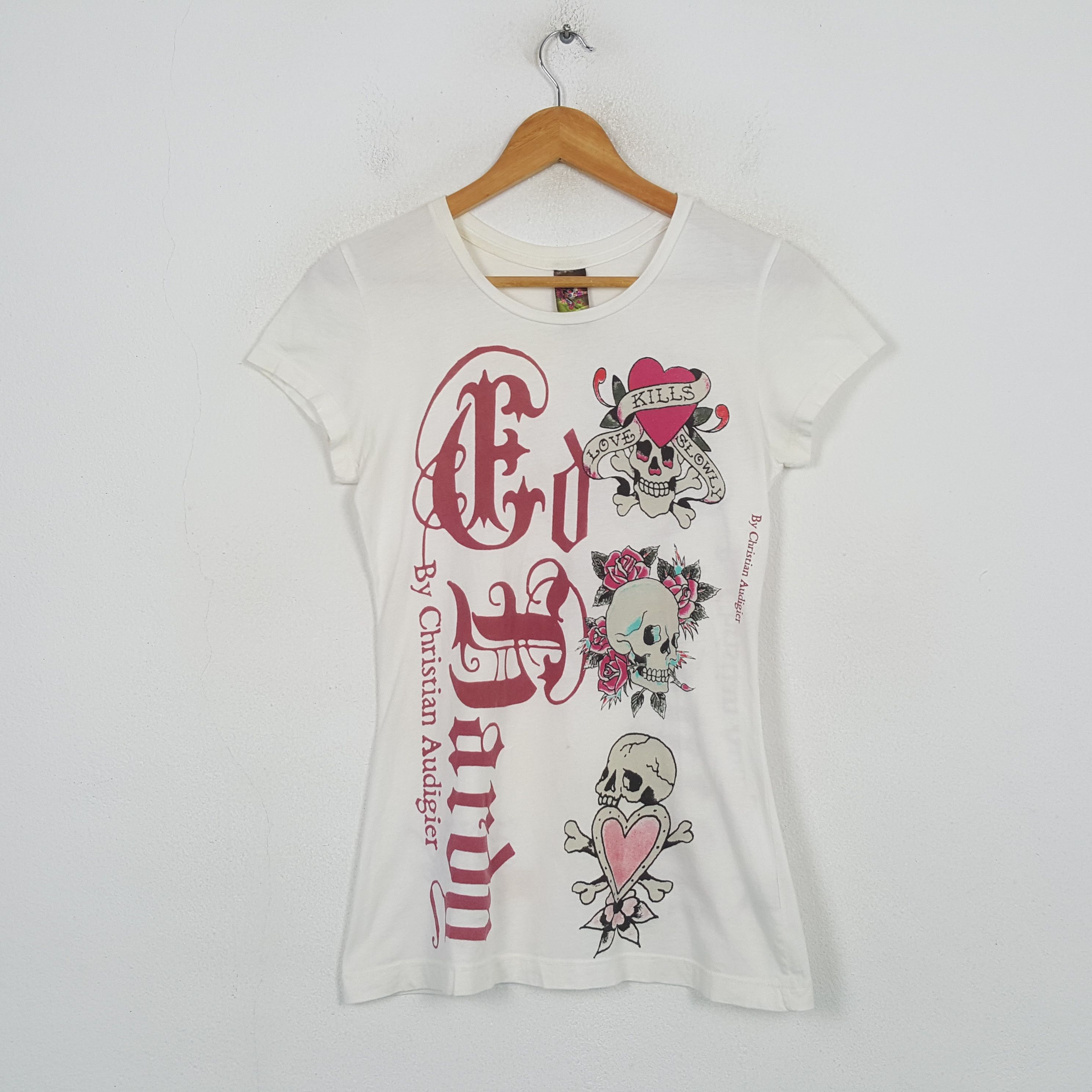Ed Hardy Vintage Ed Hardy x Christian Audigier Brand T-Shirt C301N66 Size XS / US 0-2 / IT 36-38 - 1 Thumbnail