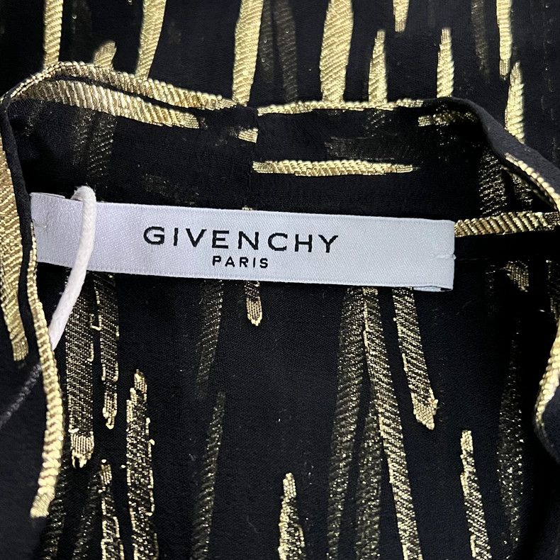 Givenchy Givenchy Color Block Silk Polyester Shirt Size XXS / US 00 / IT 34 - 3 Thumbnail