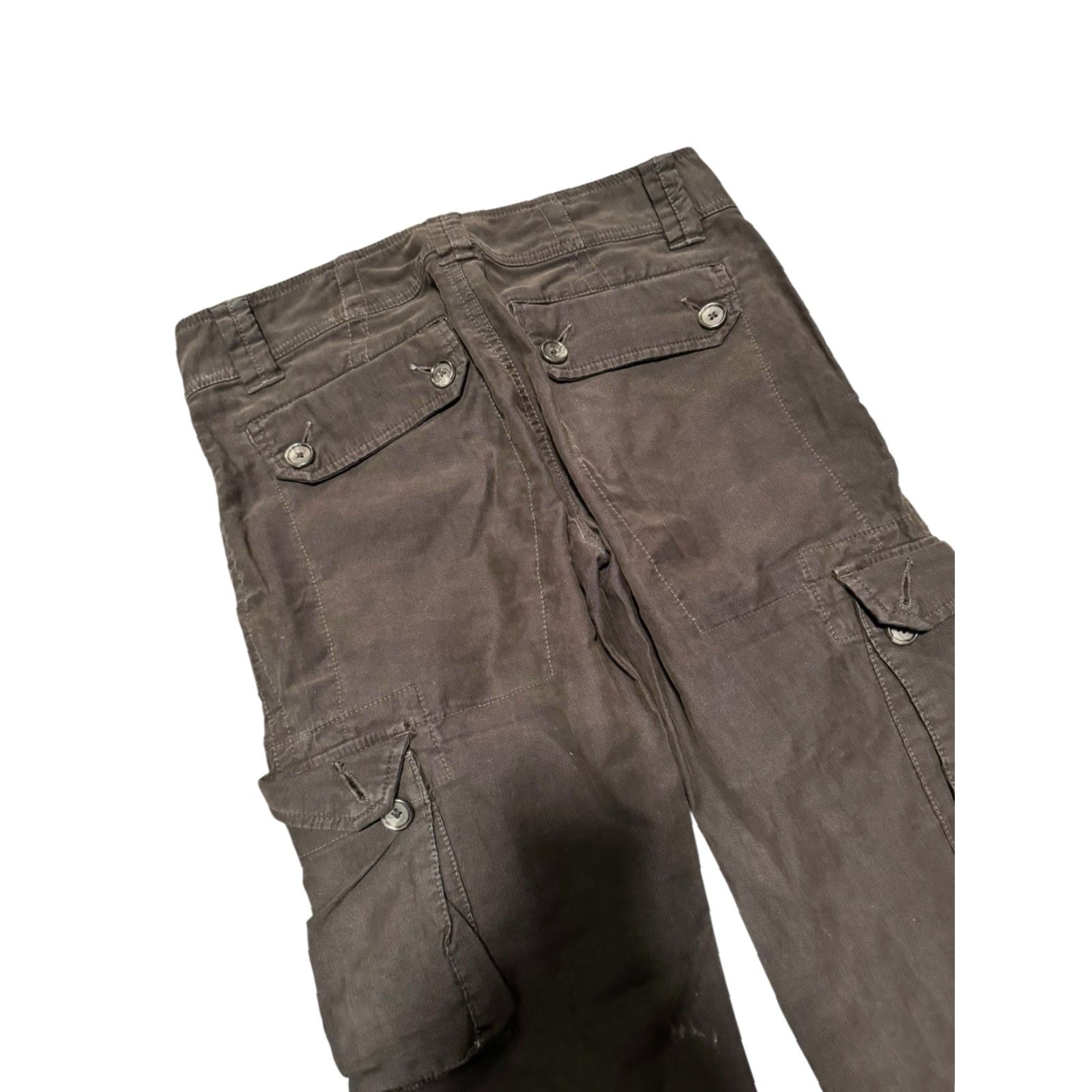 James Perse VINTAGE James Perse Los Angeles Pants Corduroy Cotton Cargo Detail Drawstring Black 27 Womens Size 27" / US 4 / IT 40 - 6 Thumbnail