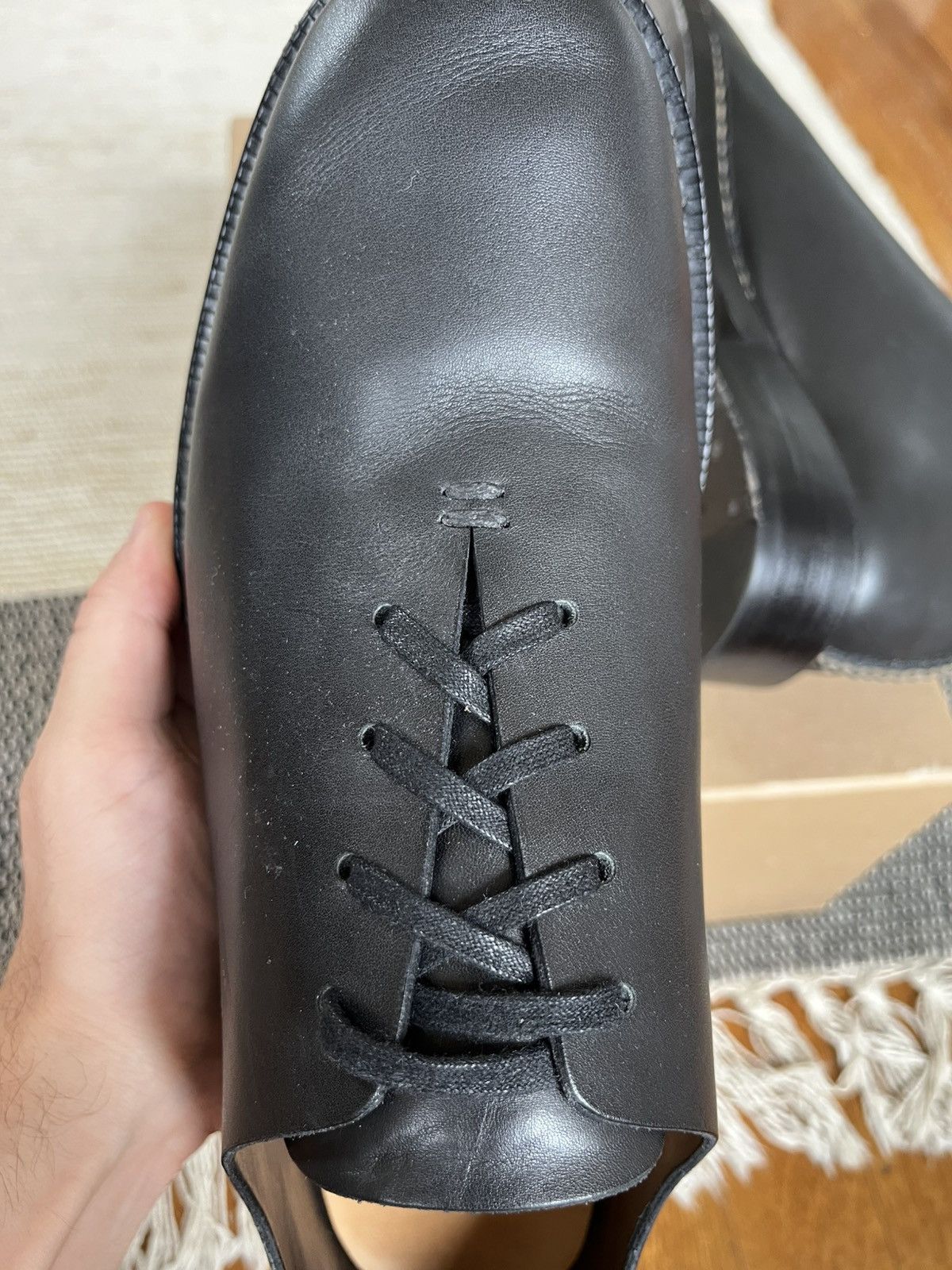 Feit Feit hand sewn black leather seamless oxfords (c. 2018?) Size US 9 / EU 42 - 10 Thumbnail