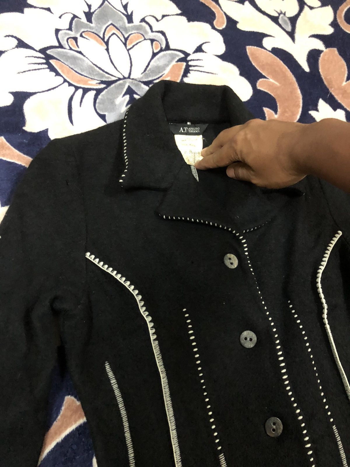 ATSURO TAYAMA Atsuro Tayama Stitched Long Sleeve Top Size M / US 6-8 / IT 42-44 - 4 Thumbnail