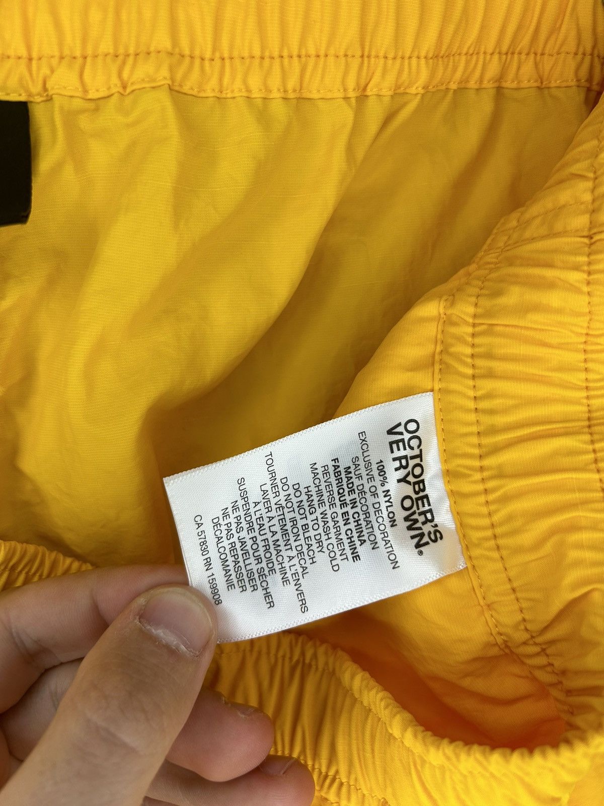 October's Very Own OVO Embroidered October Nylon Shorts Size US 34 / EU 50 - 6 Thumbnail