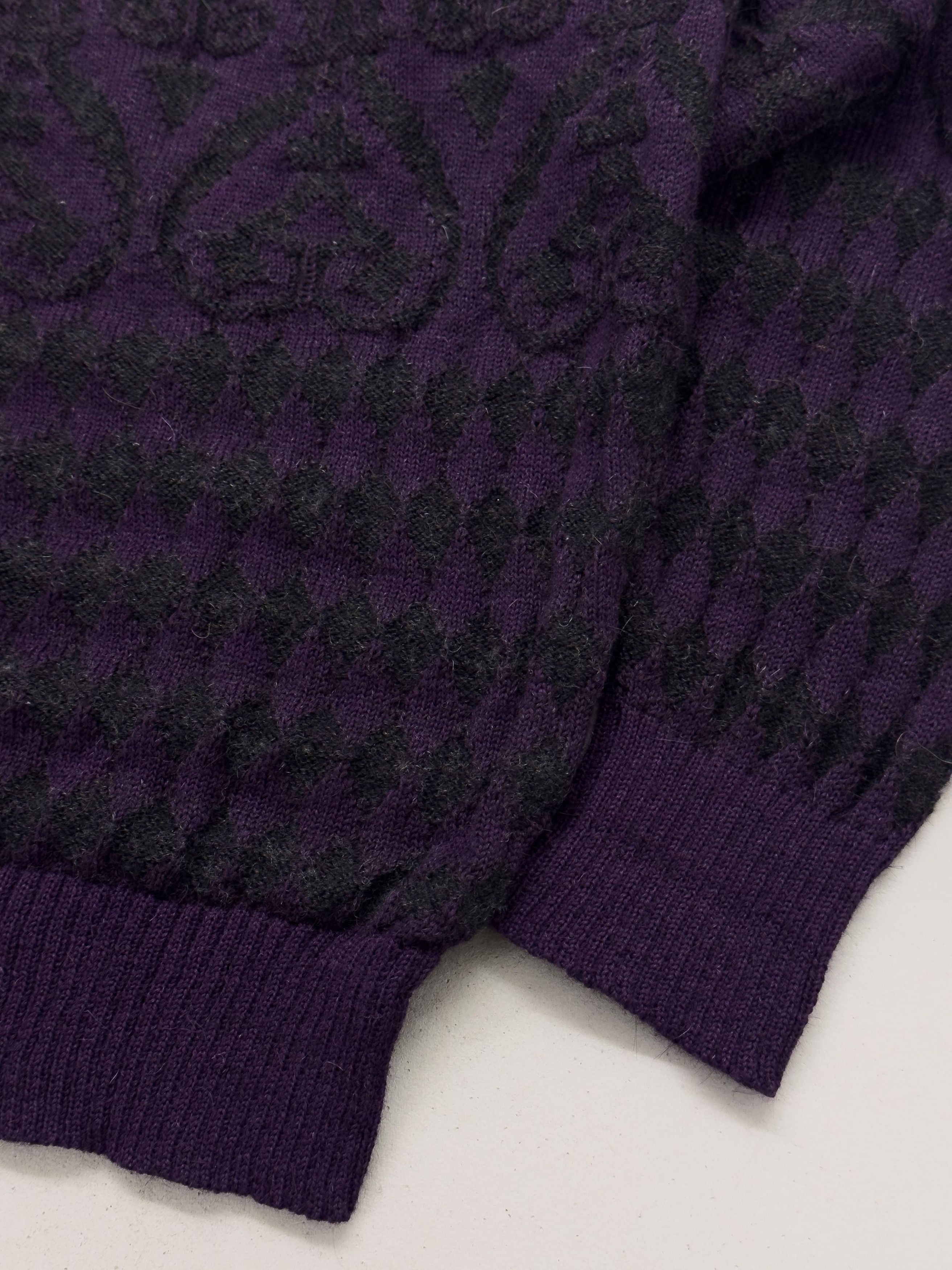 Givenchy 80s GIVENCHY Textured Alpaca Wool Sweater Size US M / EU 48-50 / 2 - 4 Thumbnail