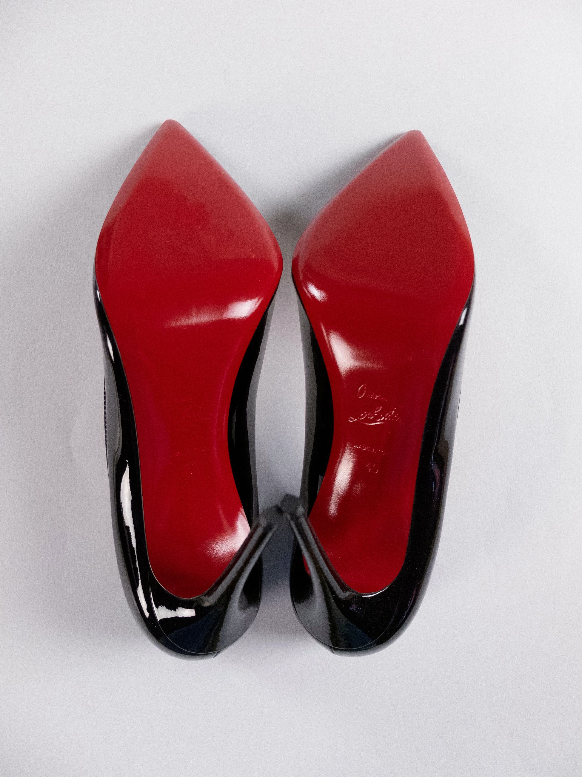 Christian Louboutin CHRISTIAN LOUBOUTIN Kate black patent leather pumps 10 Size US 10 / IT 40 - 9 Thumbnail