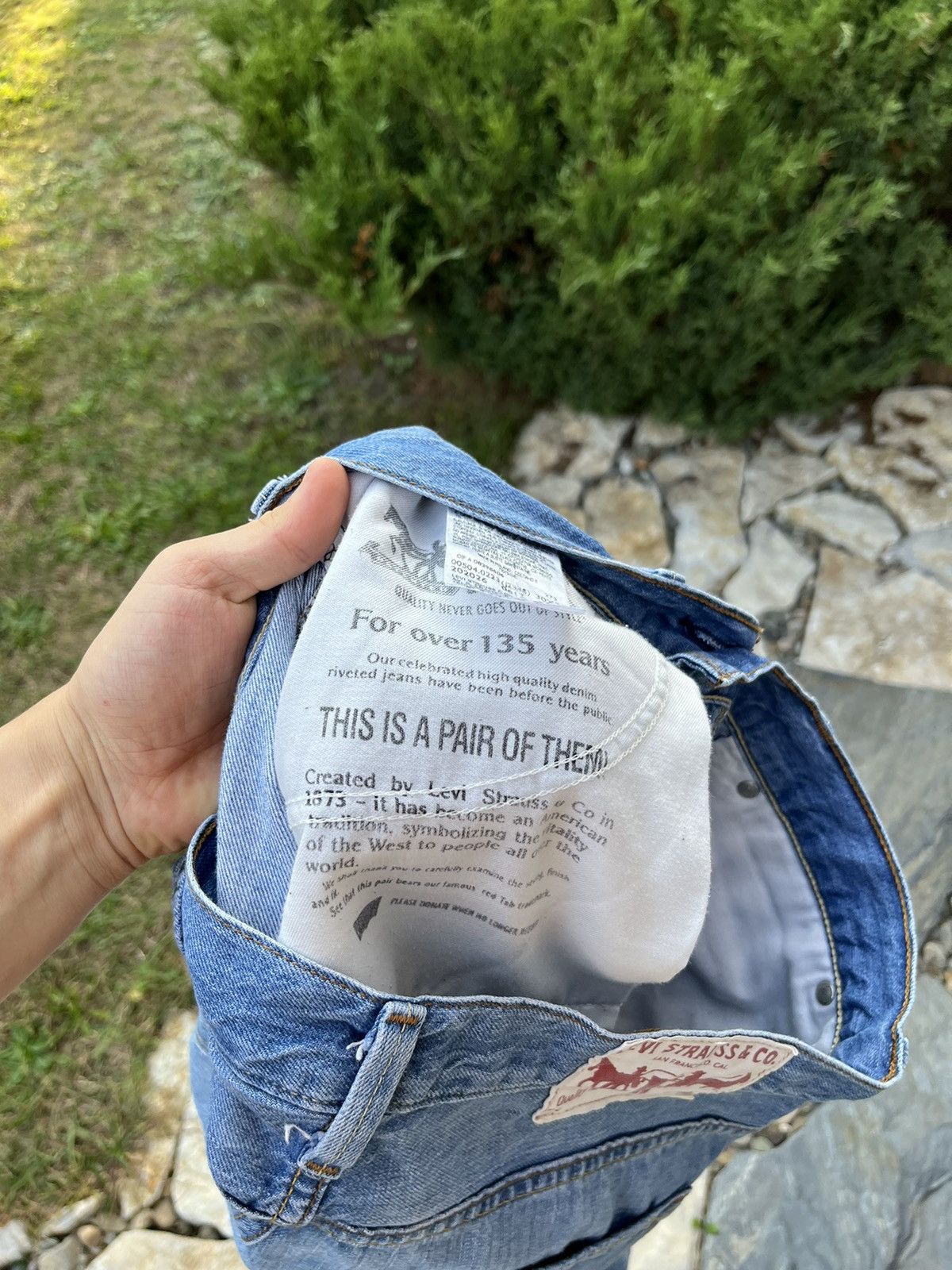 Levi's × Levi's Vintage Clothing × Vintage Vintage Levi’s 504 light blue jeans classic pants trousers Size US 30 / EU 46 - 18 Thumbnail