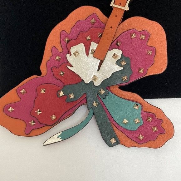 Valentino Valentino Rockstud Flower Key Ring Size ONE SIZE - 5 Thumbnail