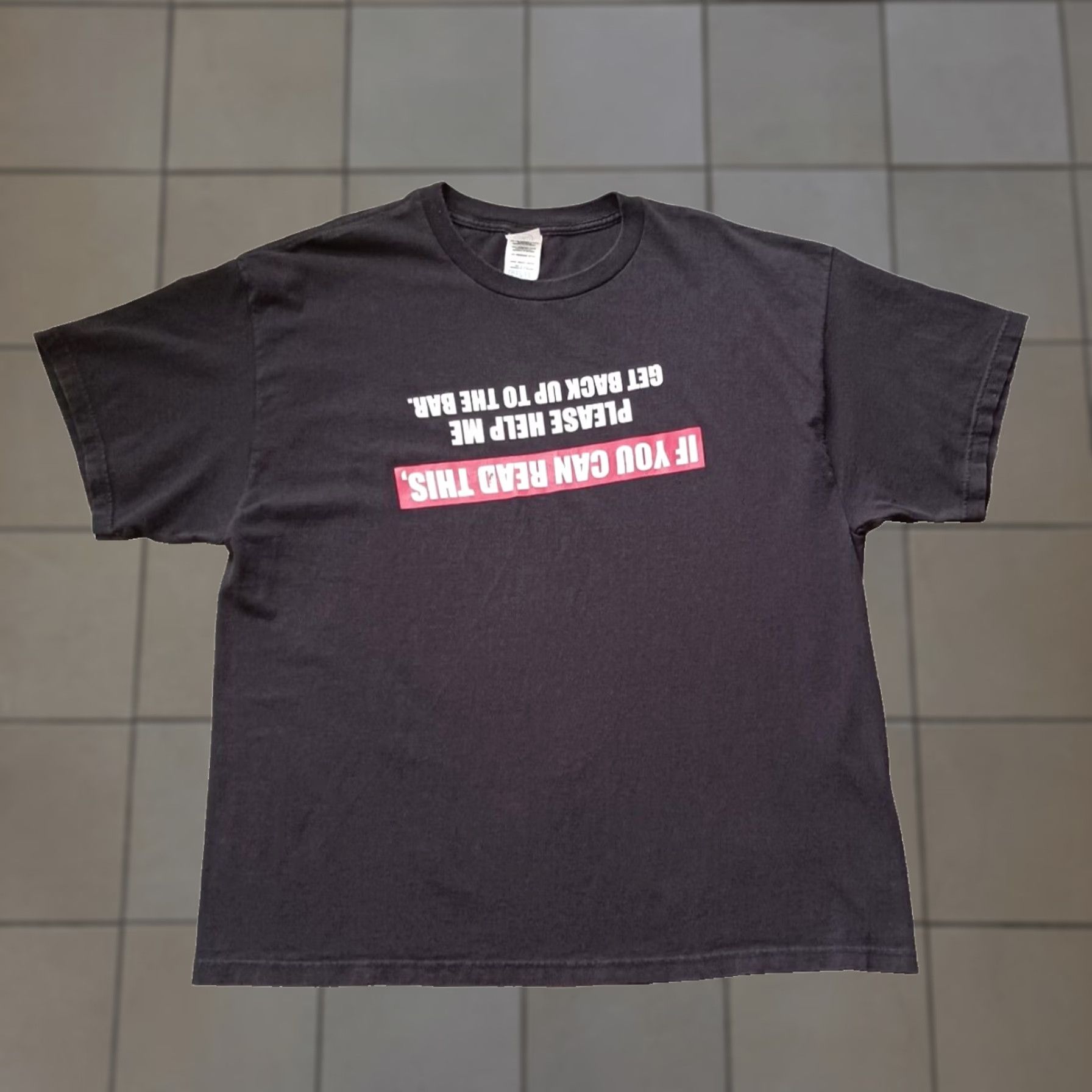 Delta Funny Party Tshirt Mens XL Black If You Can Read This Graphic Short Sleeve Size US XL / EU 56 / 4 - 1 Thumbnail