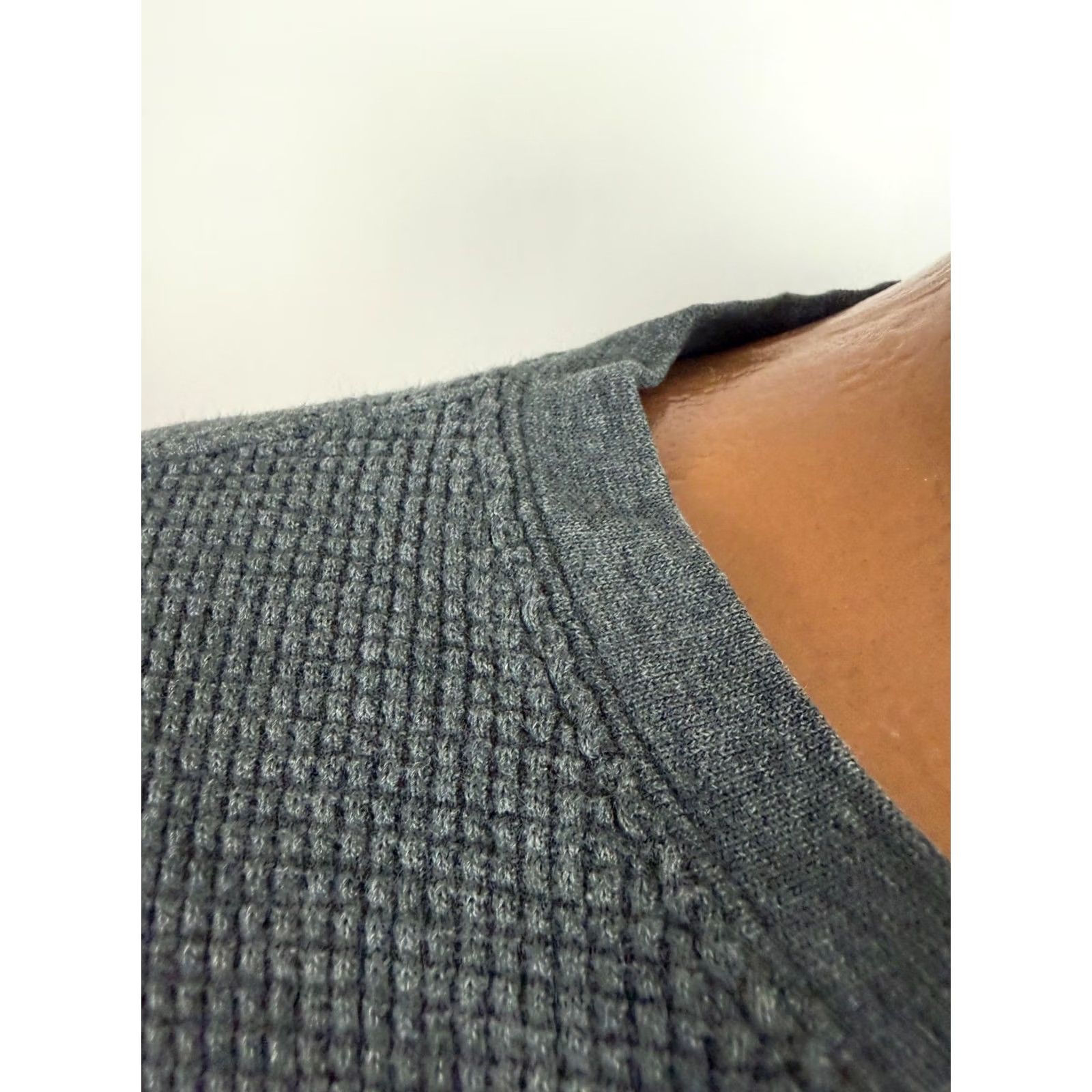 Eddie Bauer Eddie Bauer Shirt Men XLT Tall Waffle Knit Thermal Heavyweight Oversized Cotton Gray 90s Grunge Hipster Outdoor Vintage Style Tee Size US XL / EU 56 / 4 - 3 Thumbnail
