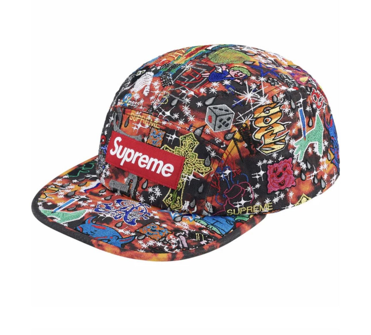 Supreme Supreme Aoi Embroidered Camp Cap Size ONE SIZE - 6 Thumbnail