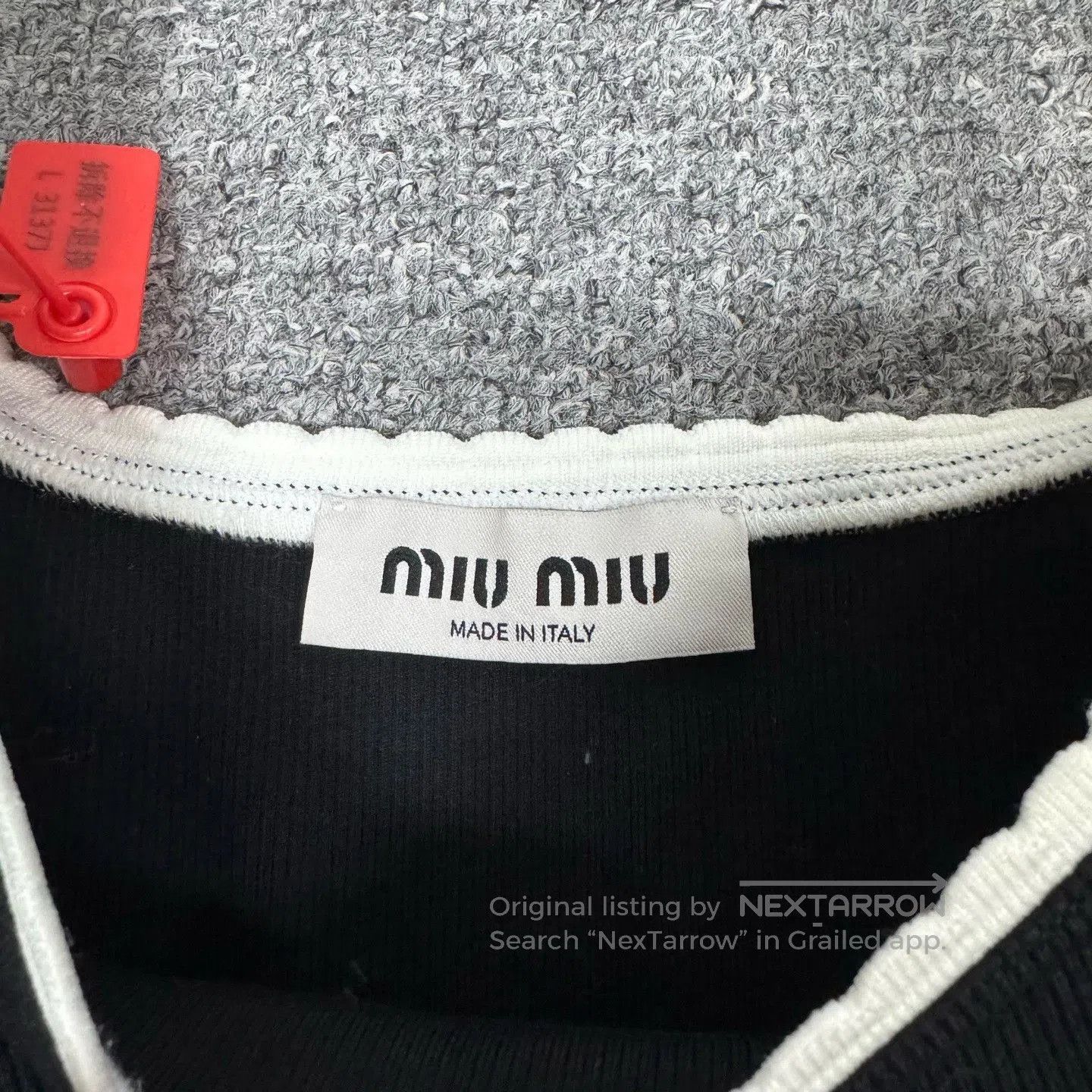 Miu Miu Miumiu new black camisole top S. Size S / US 4 / IT 40 - 6 Thumbnail