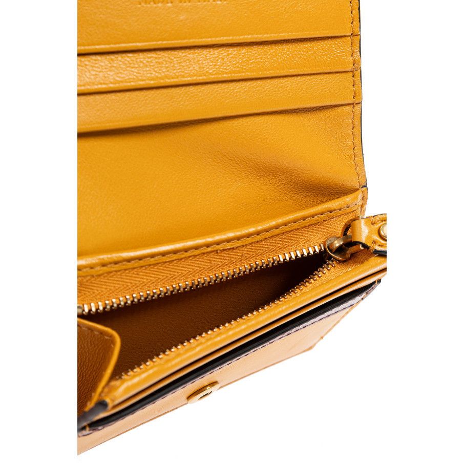 Versace VERSACE Yellow Leather Wallet New & Authentic Size ONE SIZE - 2 Thumbnail