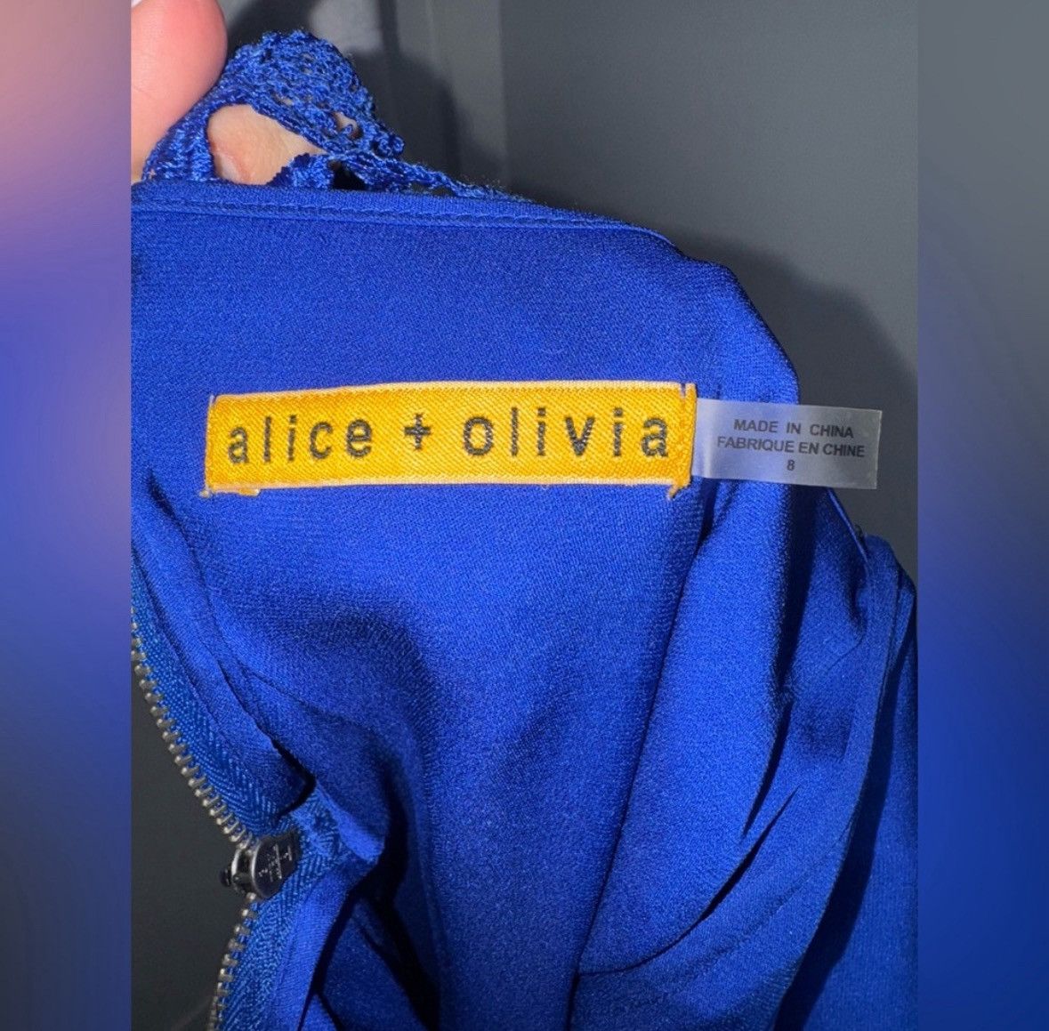 Alice + Olivia Alice + Olivia Clover Lace Backless Guipure Dress/ US 2-4 Size S / US 4 / IT 40 - 6 Thumbnail