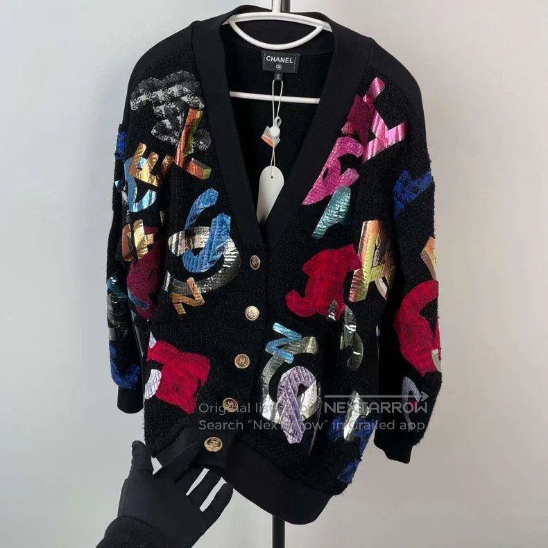 Chanel Chanel High-end handicraft workshop colourful logo wool ca Size XS / US 0-2 / IT 36-38 - 2 Thumbnail