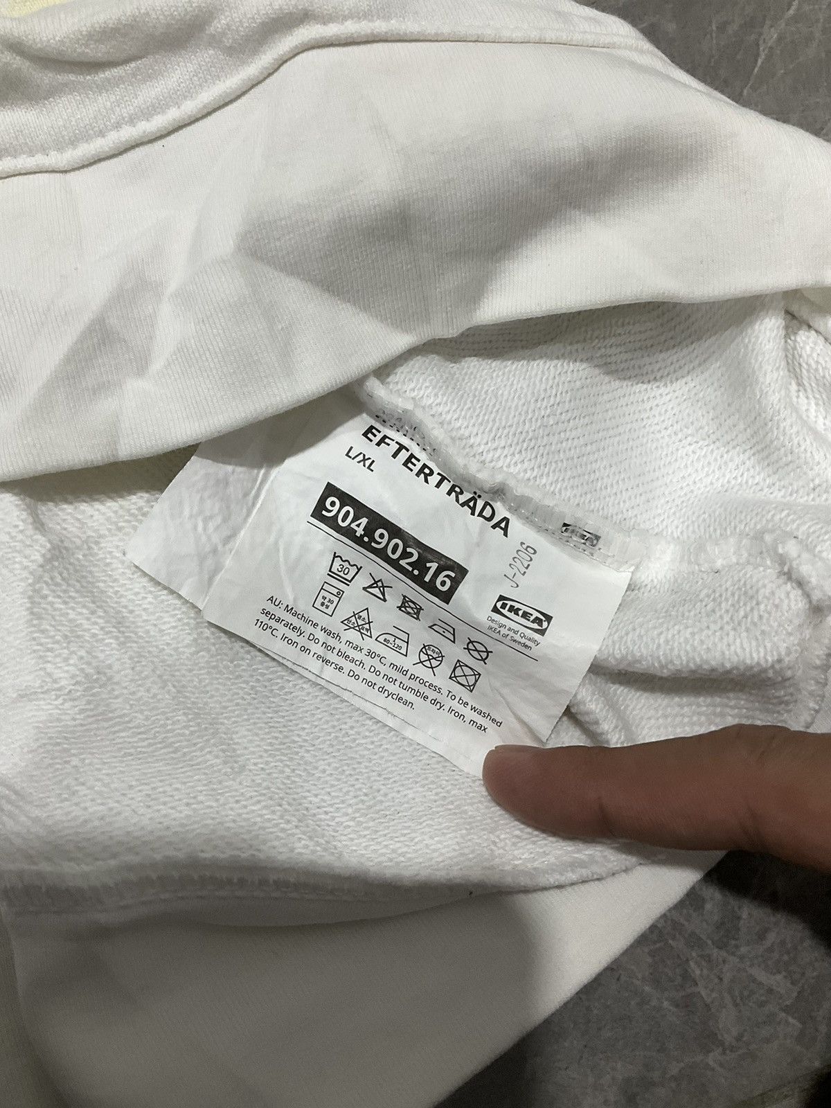 Ikea Ikea Hoodie EFTERTRADA of sweden Size US L / EU 52-54 / 3 - 11 Thumbnail