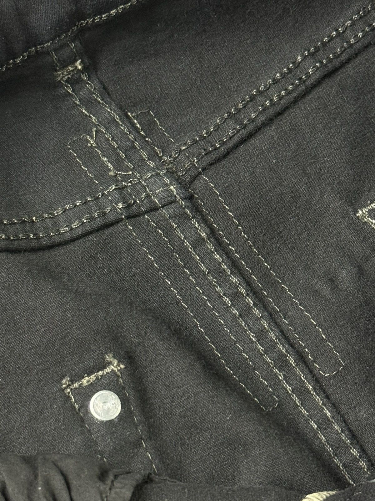 Rick Owens Drkshdw Rick Owens Drkshdw - S/S18 Detroit Cut Waxed Jeans Size US 32 / EU 48 - 10 Thumbnail