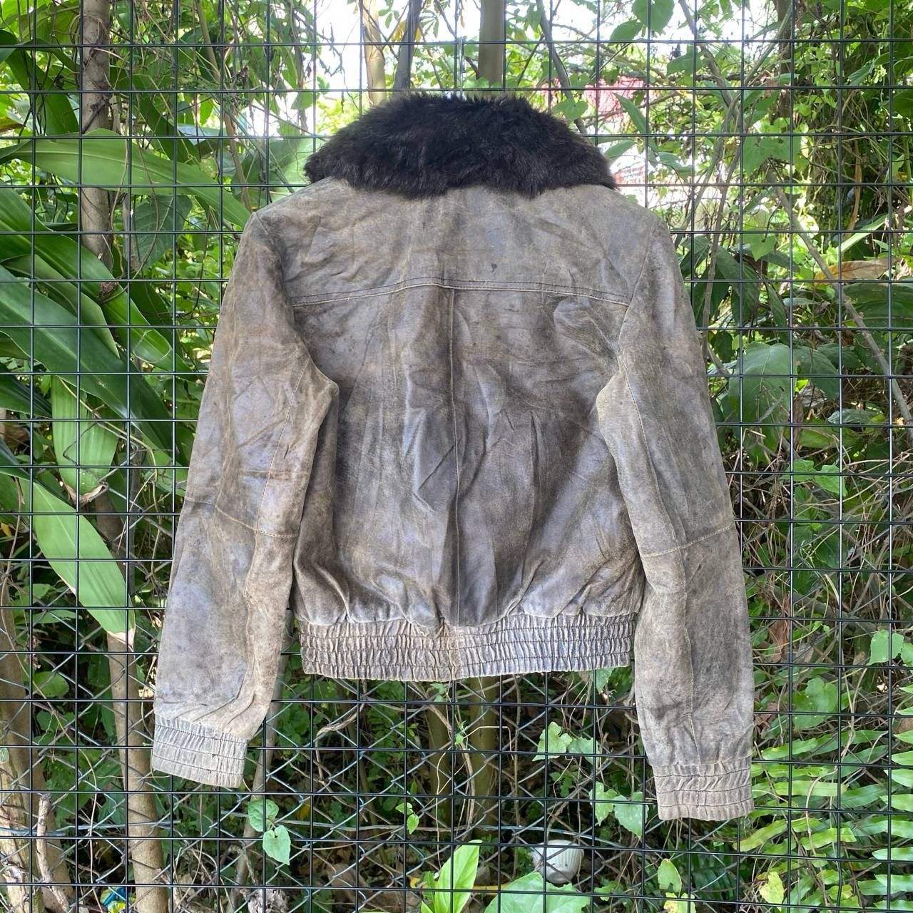 Morgan Homme × Vintage Vtg Morgan Flufy Leather Jacket Size US M / EU 48-50 / 2 - 9 Thumbnail