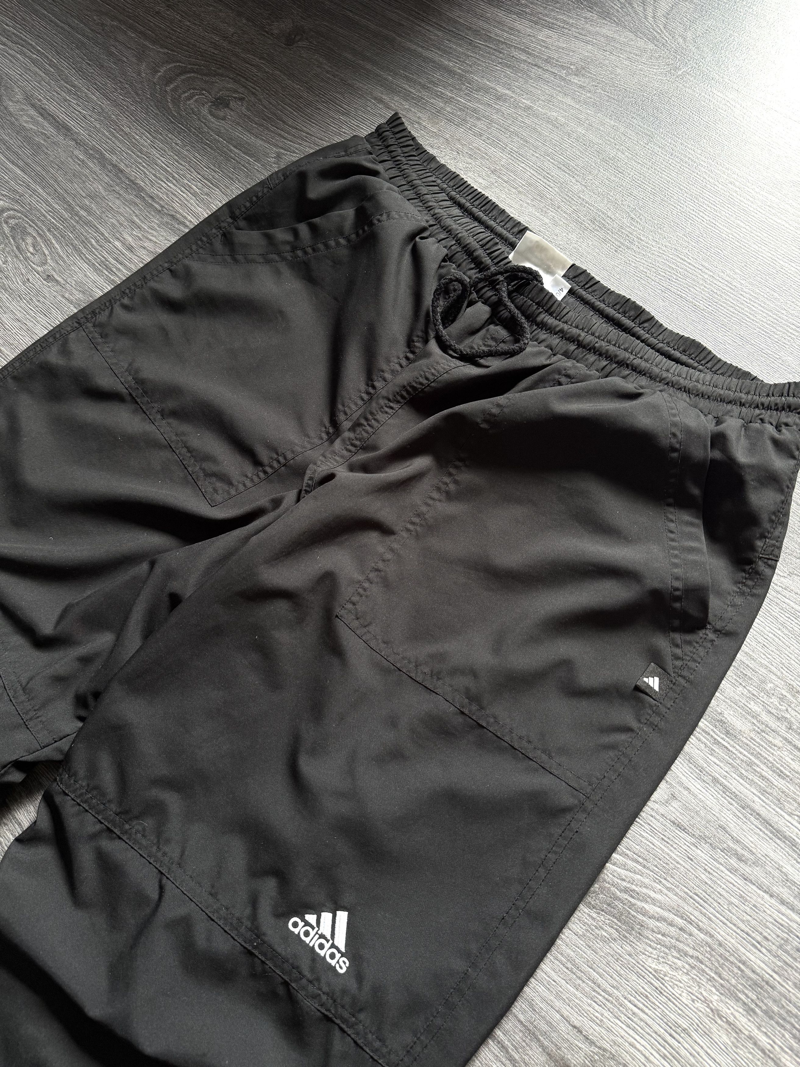 Adidas Vintage 00s Adidas Baggy Track Suit Windbreaker + Pants Size US XXL / EU 58 / 5 - 11 Thumbnail