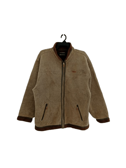 Vintage Vintage Crocodile Fleece Jacket Size US L / EU 52-54 / 3 - 1 Thumbnail