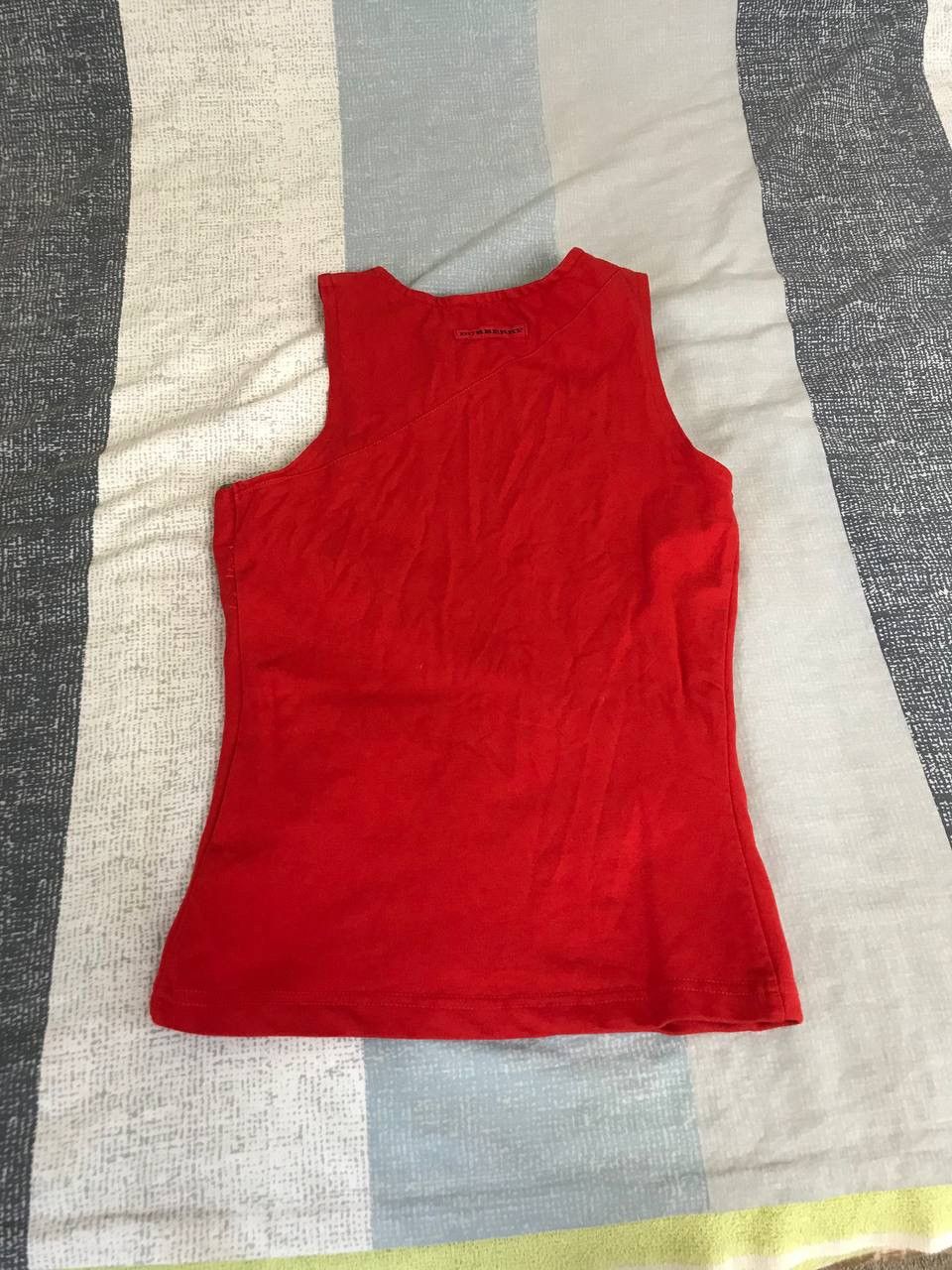 Burberry 🔥 Burberry Golf Vintage Tank Top Shirt Red Vintage Size XS / US 0-2 / IT 36-38 - 7 Thumbnail