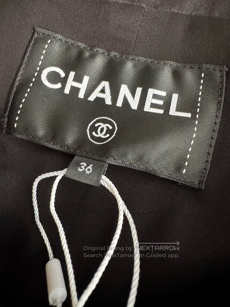 Chanel Chanel Monte Carlo black beaded silver flash buckle round- Size XS / US 0-2 / IT 36-38 - 3 Thumbnail