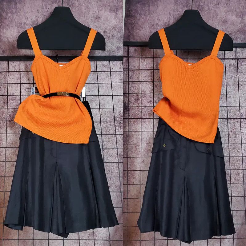 Dior Dior Summer Orange Cotton Women's Pullover 0089 Size M / US 6-8 / IT 42-44 - 1 Thumbnail