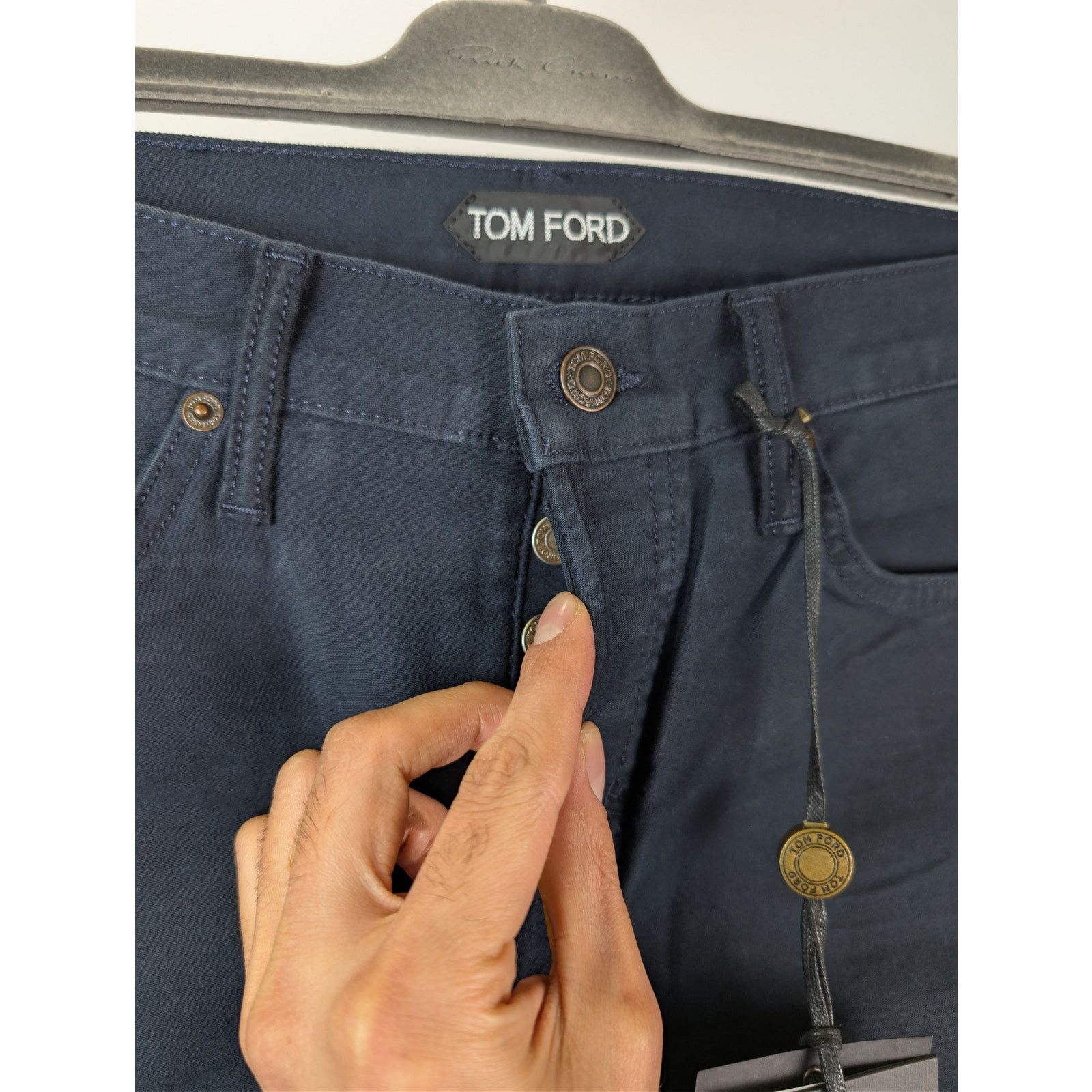 Tom Ford o1rshd1 Slim-Fit Denim Jeans in Dark Blue Size US 30 / EU 46 - 7 Thumbnail