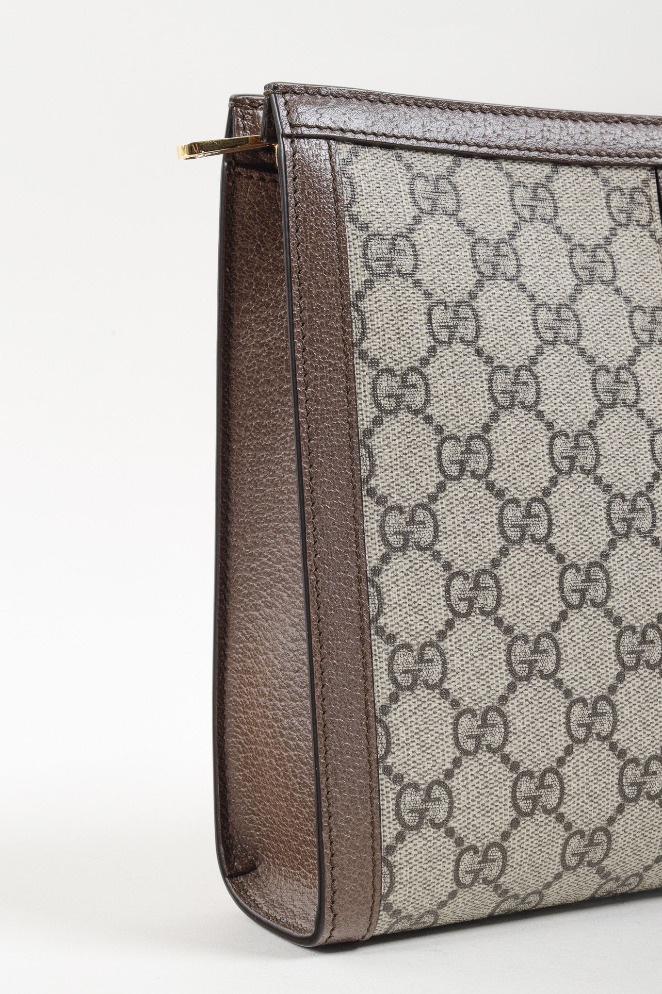 Gucci Gucci Ophidia Brown GG Supreme Monogram Clutch Pouch Size ONE SIZE - 7 Thumbnail