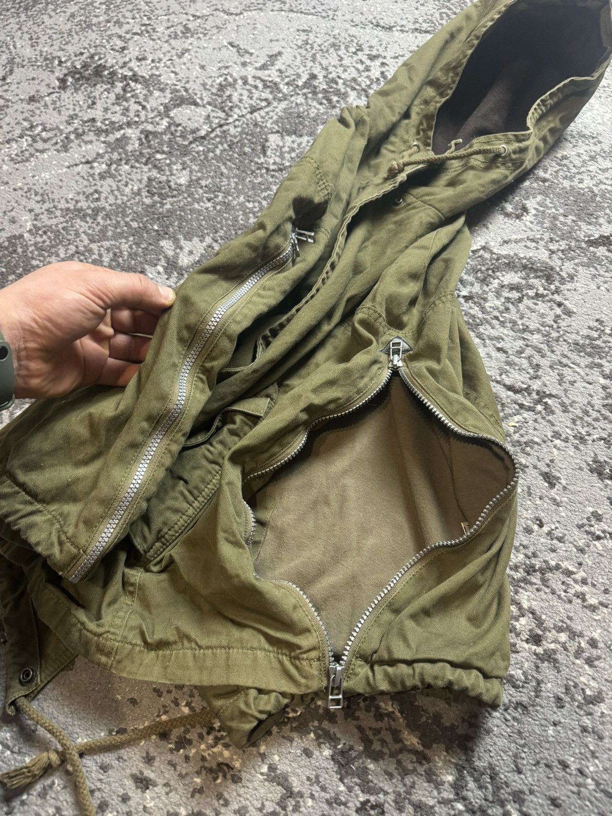Vintage Vintage Y2K Military Sleeveless Poncho Zip Issey Style Size US M / EU 48-50 / 2 - 6 Thumbnail