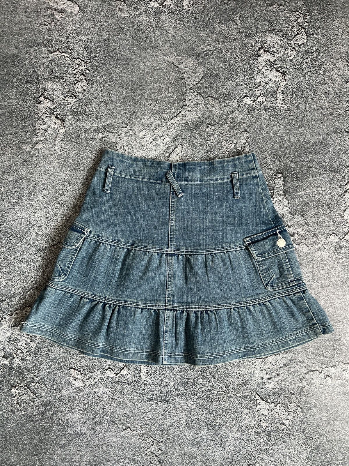 Japanese Brand Vintage skirt denim pocket y2k grunge Size 30" / US 8 / IT 44 - 5 Thumbnail