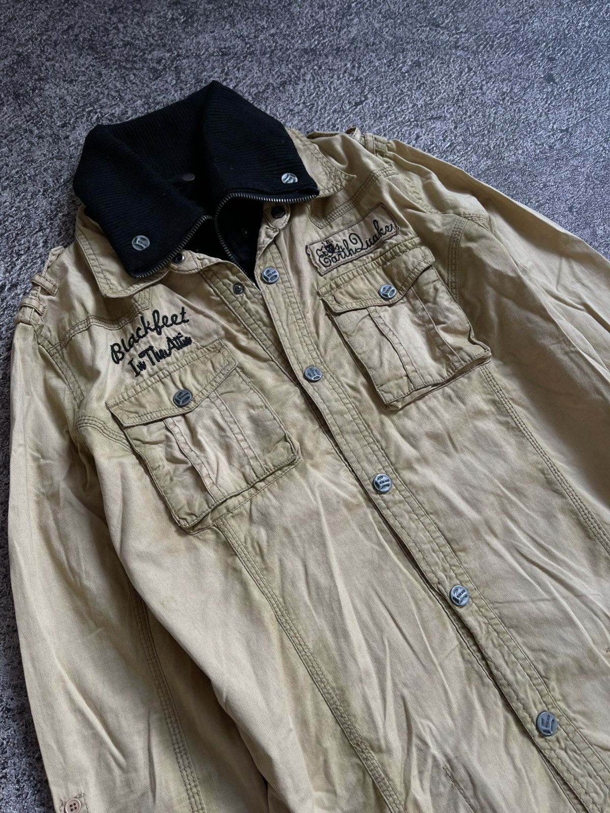 In The Attic In the attic double layer gruge poem shirt Size US M / EU 48-50 / 2 - 9 Thumbnail