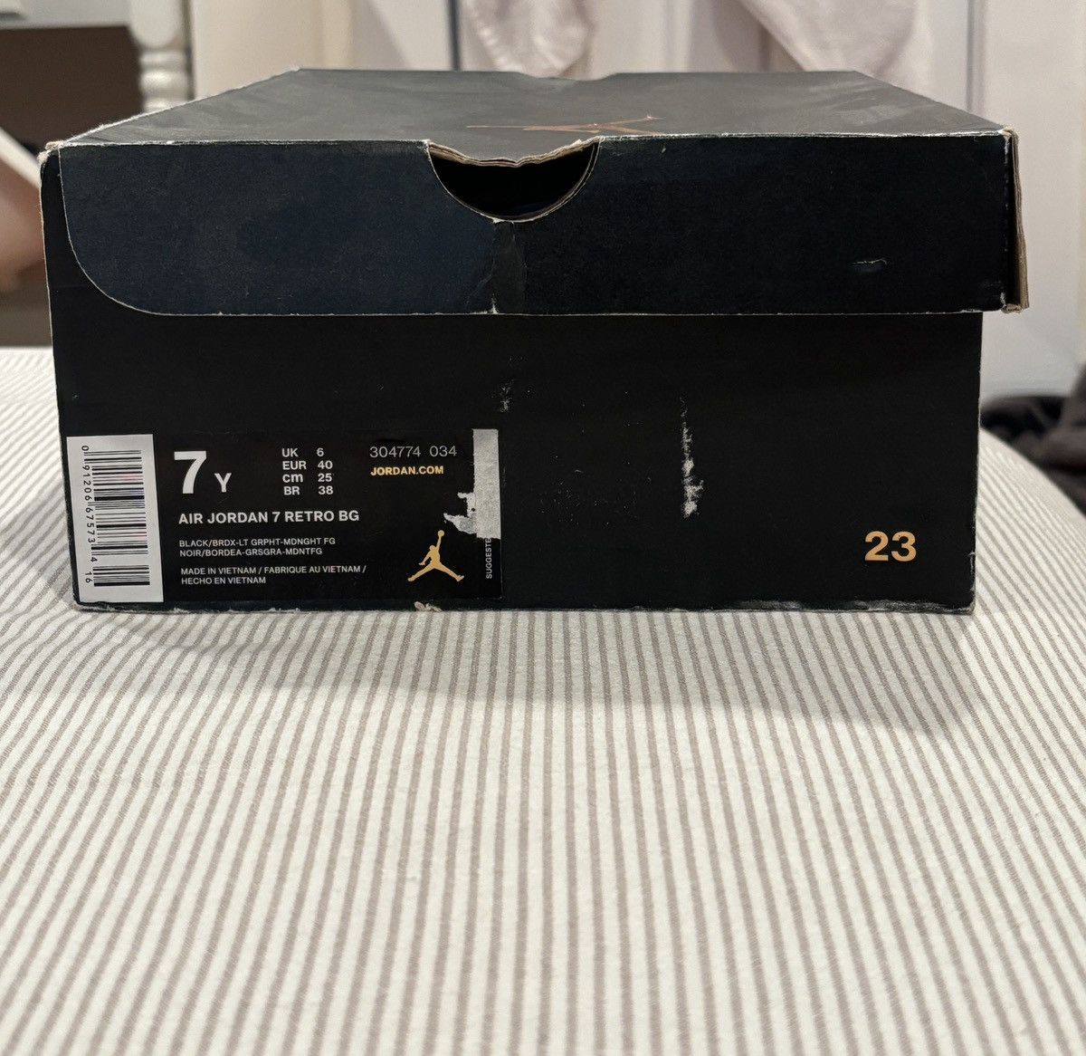 Jordan Brand × Nike Air Jordan 7 Retro ‘Bordeaux’ 2015 Size US 7 / EU 40 - 1 Thumbnail