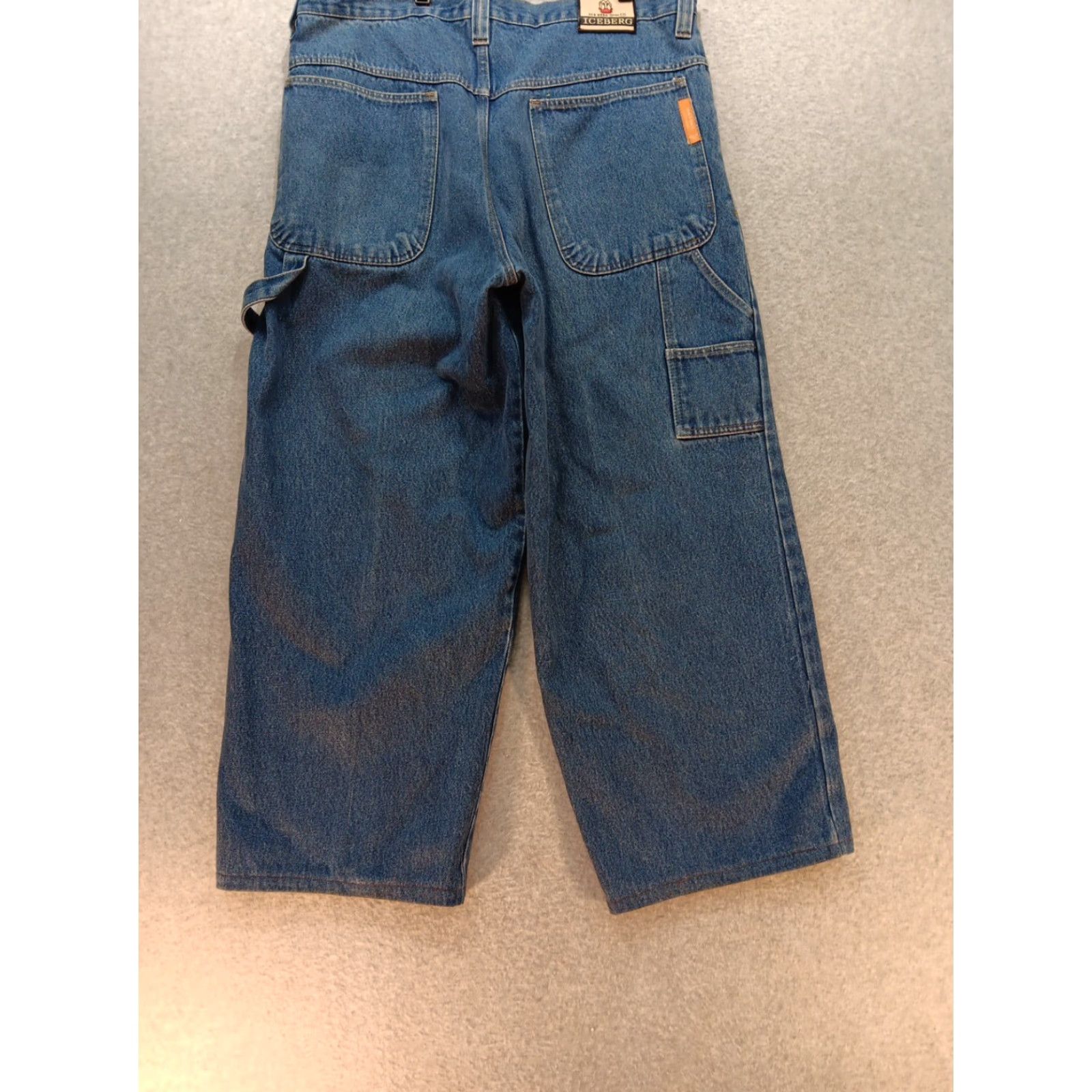 Vintage VINTAGE Iceberg Jeans Carpenter Mens 40 Blue Denim 5-Pocket Cargo Hip Hop Wide Leg Baggy Straight Italy 29in Inseam Size US 40 / EU 56 - 7 Thumbnail