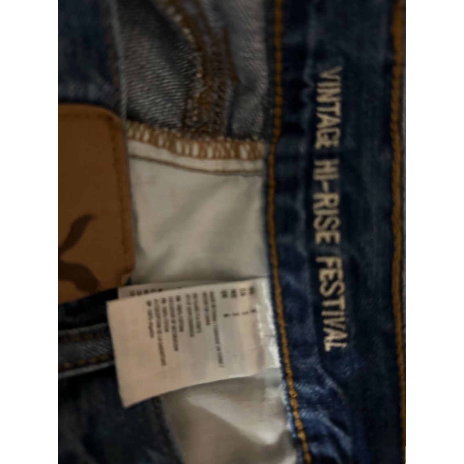 American Eagle Outfitters American Eagle Shorts Womens Size 2 Vintage Hi-Rise Festival Distressed Denim Cut-Off 90s Womens Size 30" / US 8 / IT 44 - 4 Thumbnail