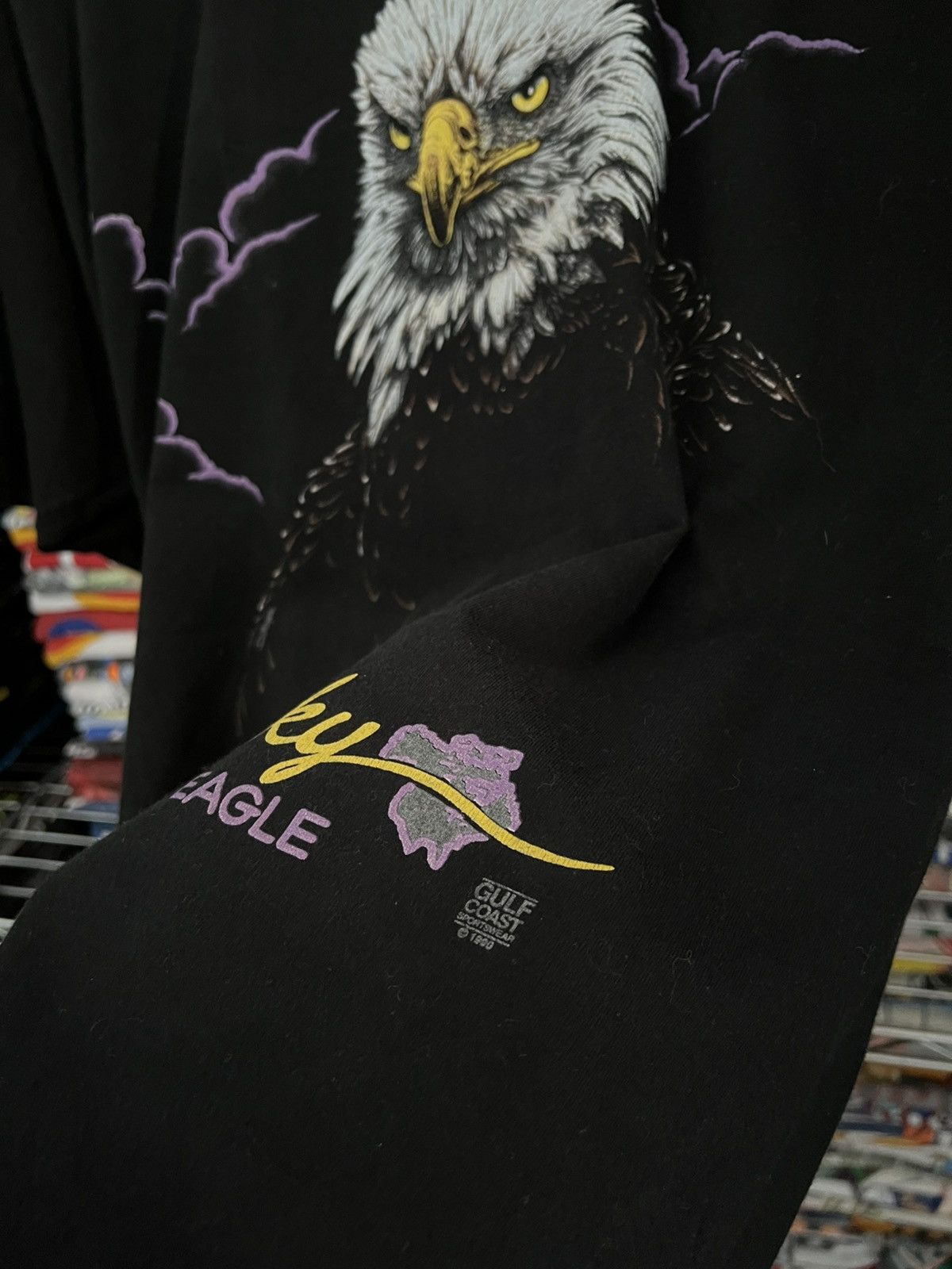 Habitat 1990 Ruler of the Sky American Bald Eagle Tee Say It Wild Size US L / EU 52-54 / 3 - 5 Thumbnail