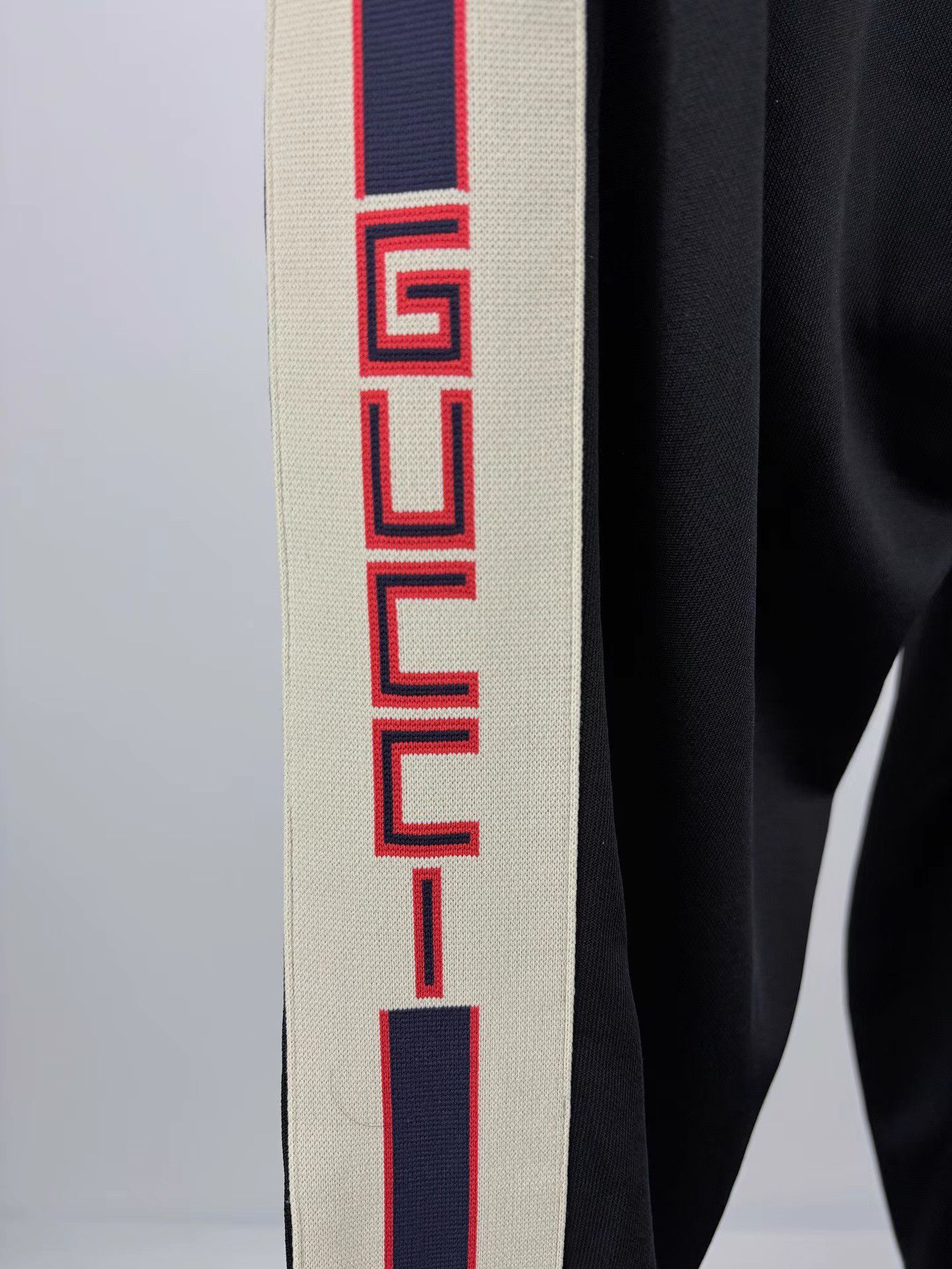 Gucci GUCCI Blue & White Webbing Track Pants Size US 31 - 3 Thumbnail