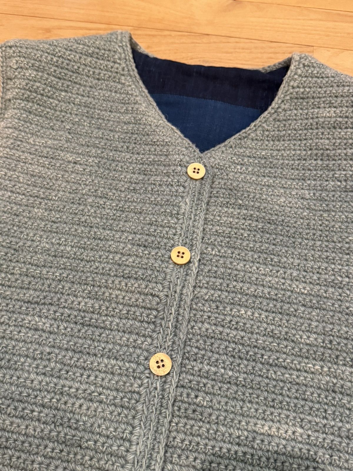 Visvim Crochet hand knit vest N.D. Size US XL / EU 56 / 4 - 3 Thumbnail