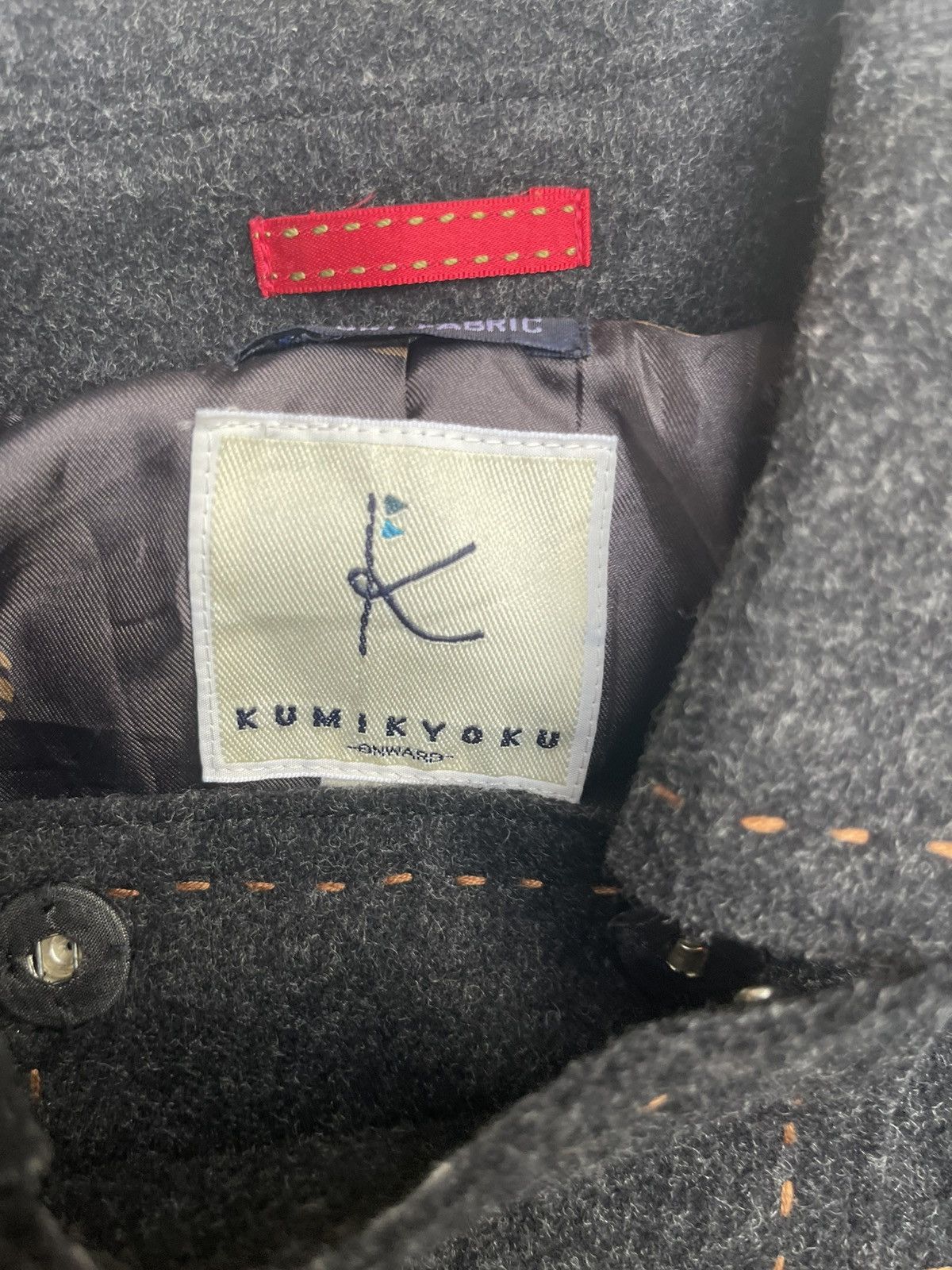 Issey Miyake Japanese Kumikyoku Wool Jacket Size S / US 4 / IT 40 - 3 Thumbnail