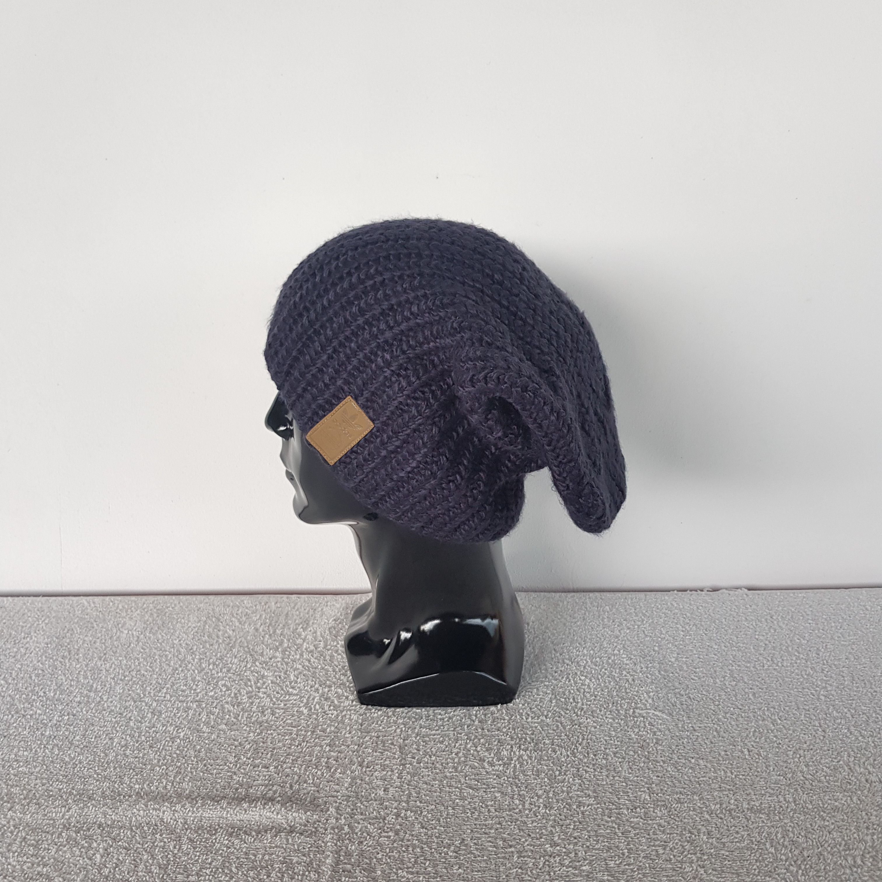 Adidas Vintage Adidas Beanie Cable Knit Aran Isle Crochet Snow Caps Size ONE SIZE - 4 Thumbnail