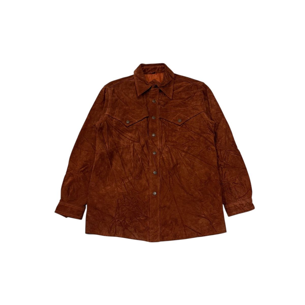 Leather Vintage Windarmor Nichiwa Western Suede Leather Jacket Size US S / EU 44-46 / 1 - 1 Thumbnail