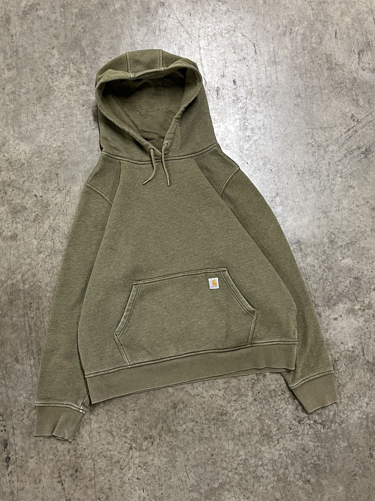 Carhartt × Vintage Carhartt earth tone green hoodie boxy skater streetwear Size US XL / EU 56 / 4 - 1 Thumbnail
