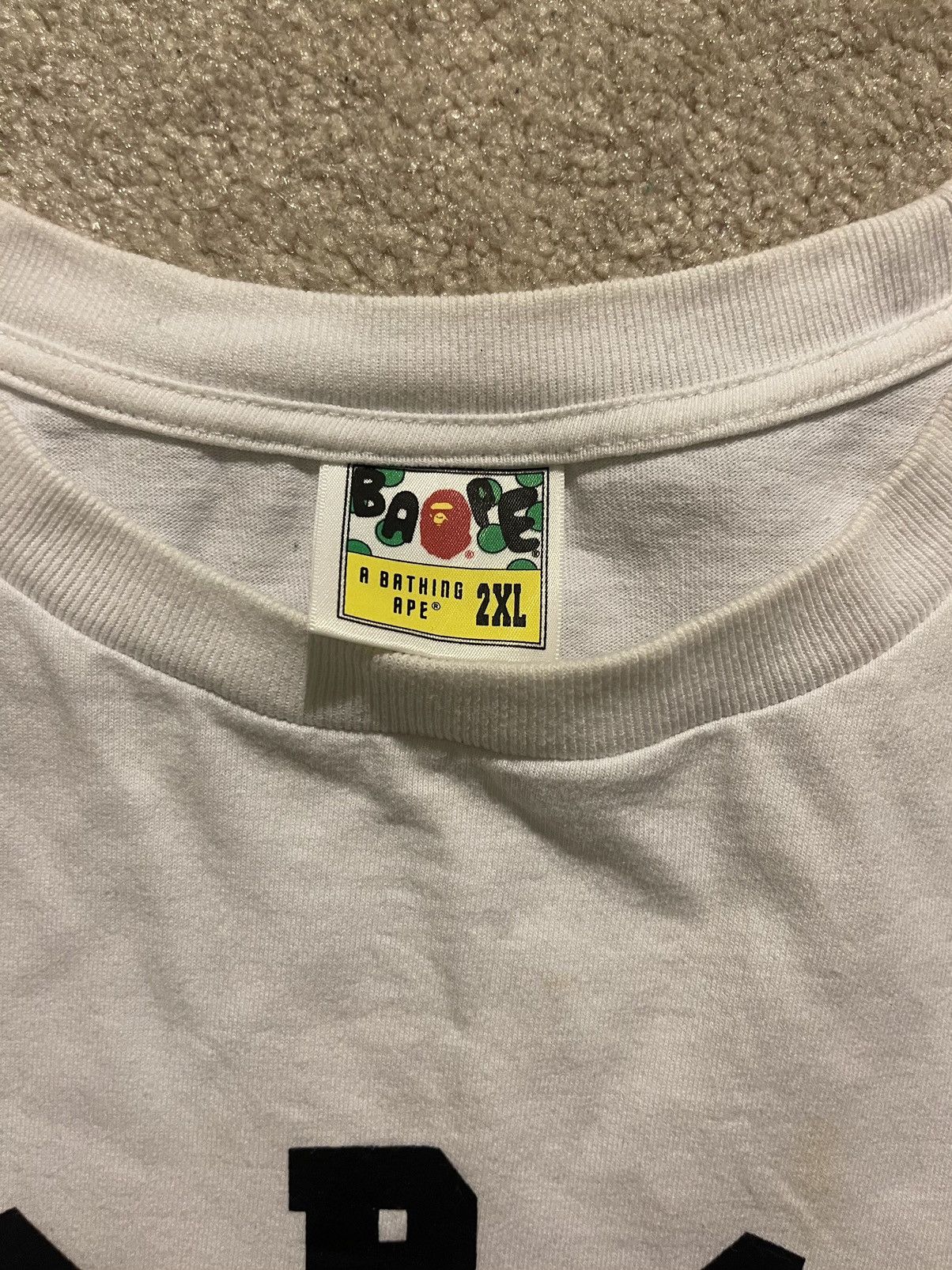 Bape Japan College Tee Size US XXL / EU 58 / 5 - 3 Thumbnail