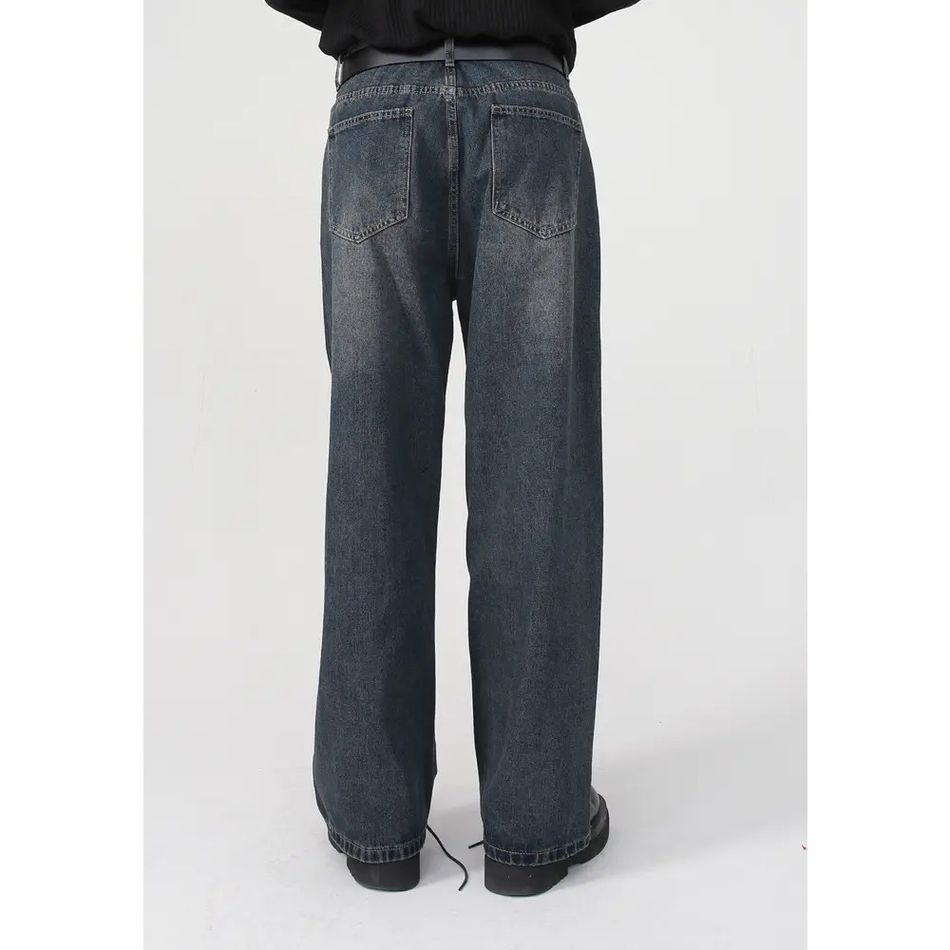 Japanese Brand Retro loose straight leg jeans Size US 32 / EU 48 - 3 Thumbnail