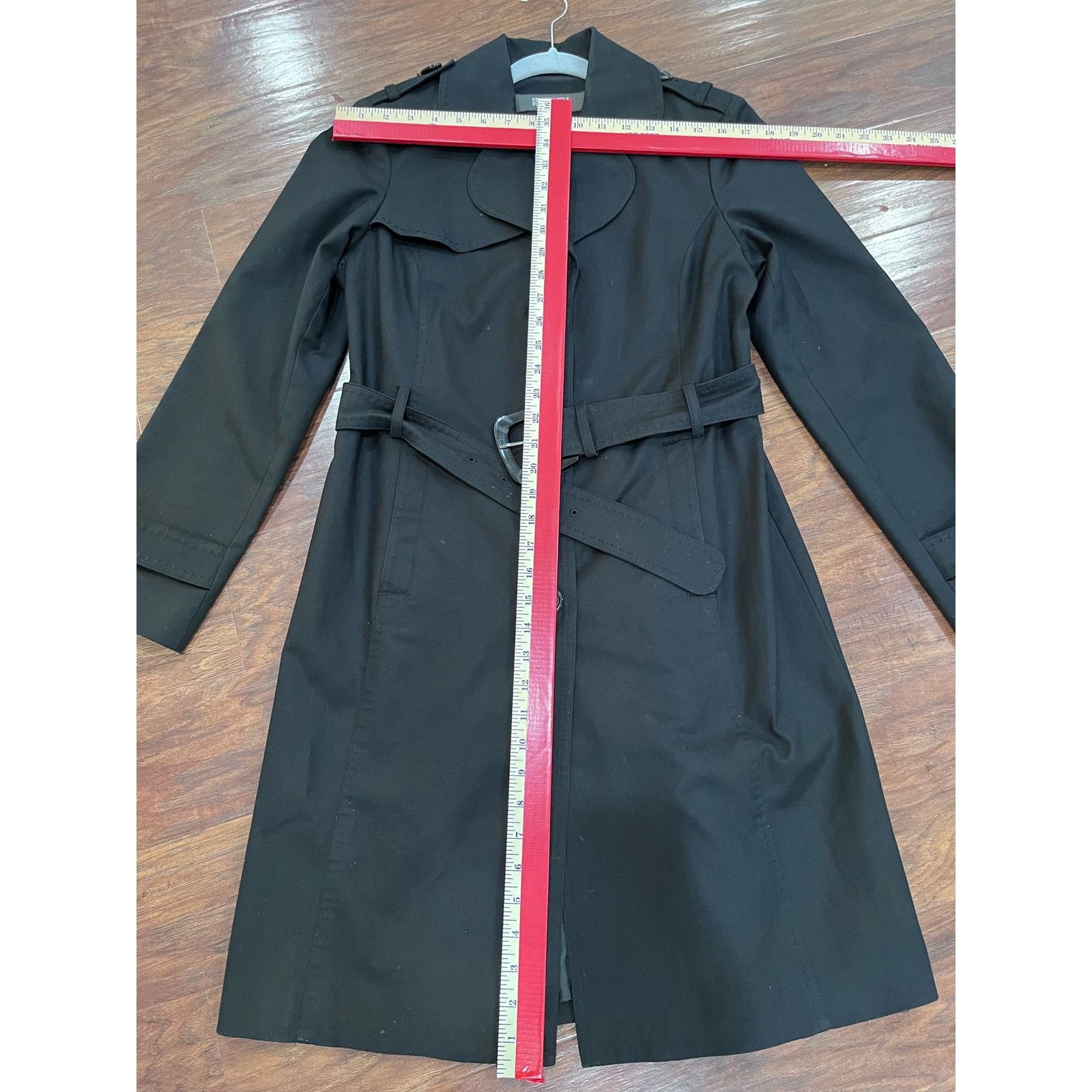 Kenneth Cole Kenneth Cole Womens trench coat M Black Reaction Size M / US 6-8 / IT 42-44 - 7 Thumbnail