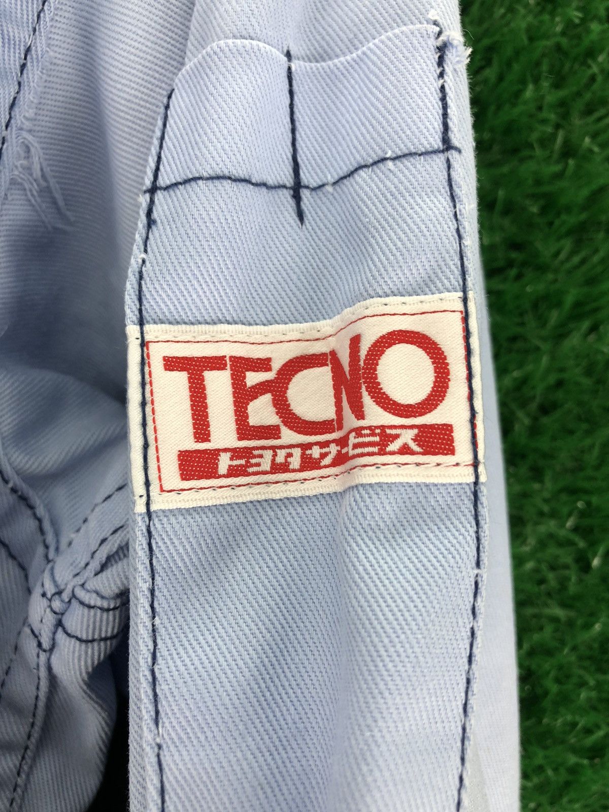 Uniform Wares Vintage 90's Toyota Tecno Coverall Zip up Size US 35 - 12 Thumbnail
