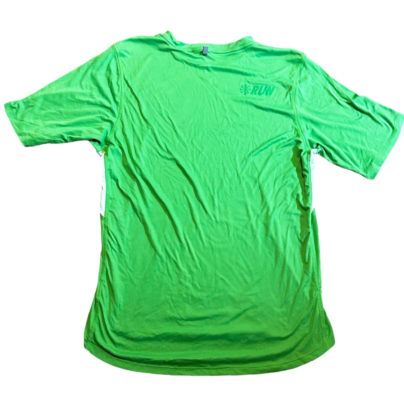 Nike Nike Dri Fit Athletic T Shirt Mens Green Short Sleeve Crew Neck Running Medium Size US M / EU 48-50 / 2 - 7 Thumbnail