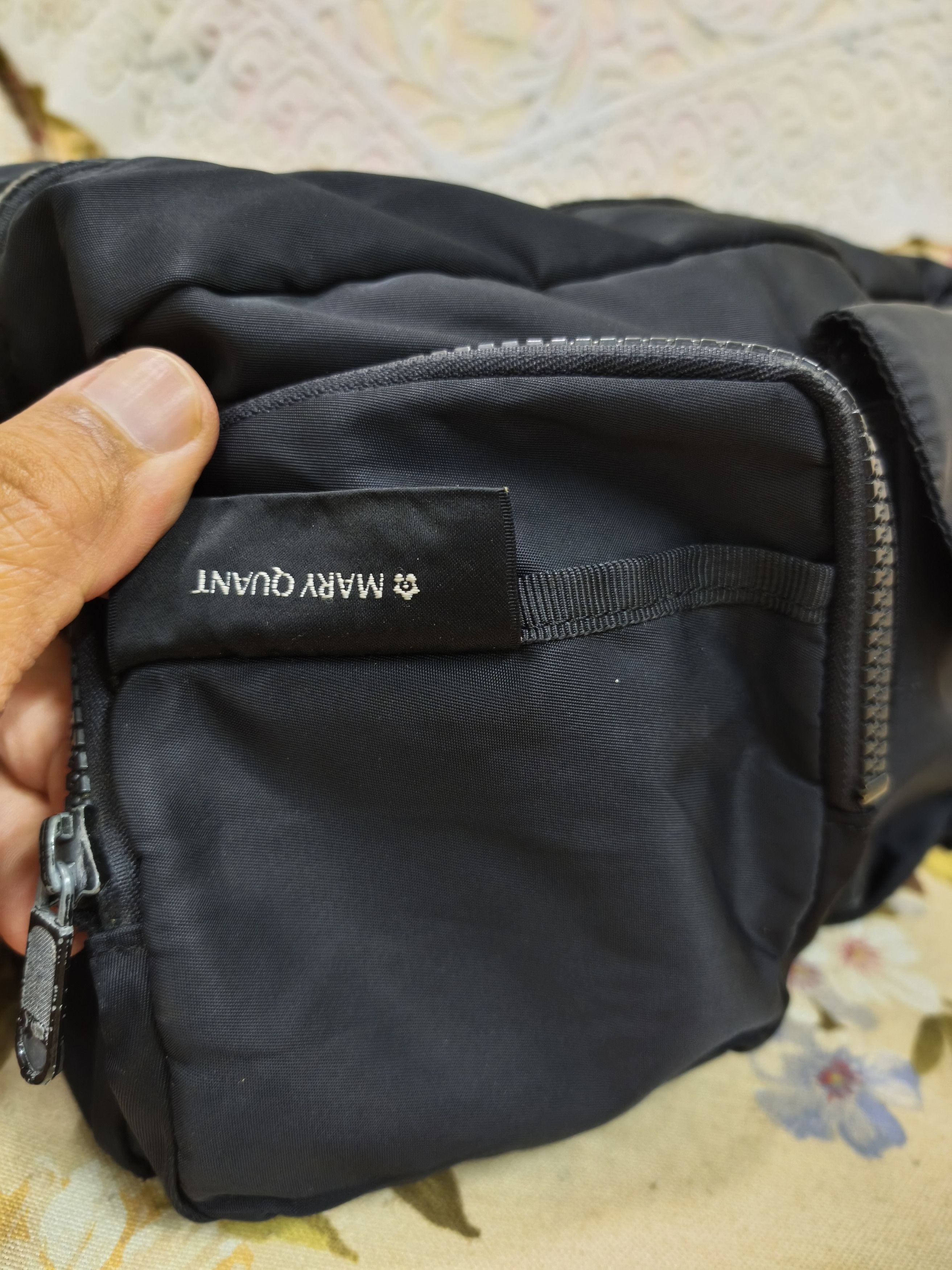 Japanese Brand Mary Quant London Black Waist multi pocket bag Size ONE SIZE - 8 Thumbnail