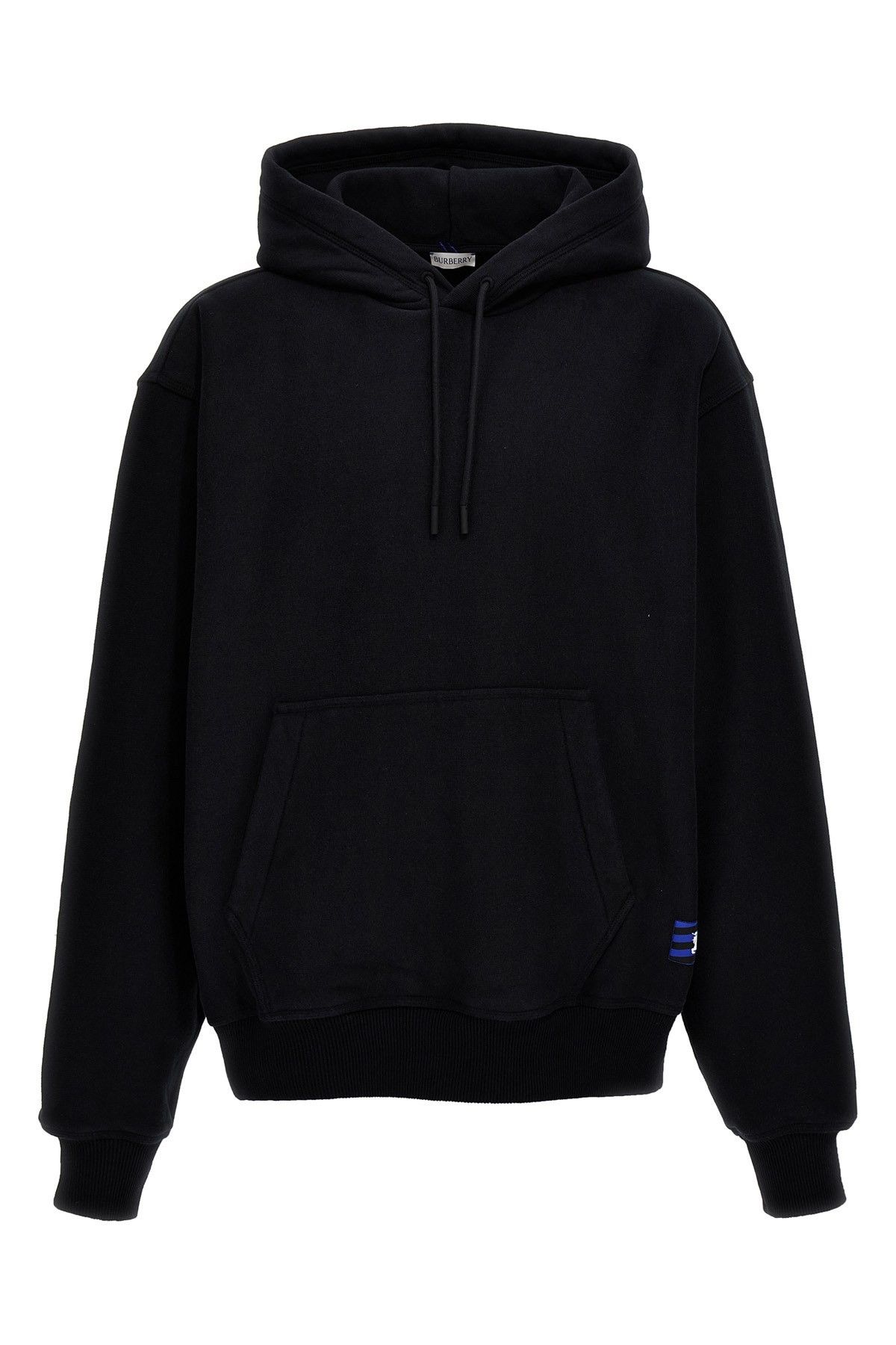 image of Burberry 'equestrian Knight Design' Hoodie in Black, Men's (Size Small)