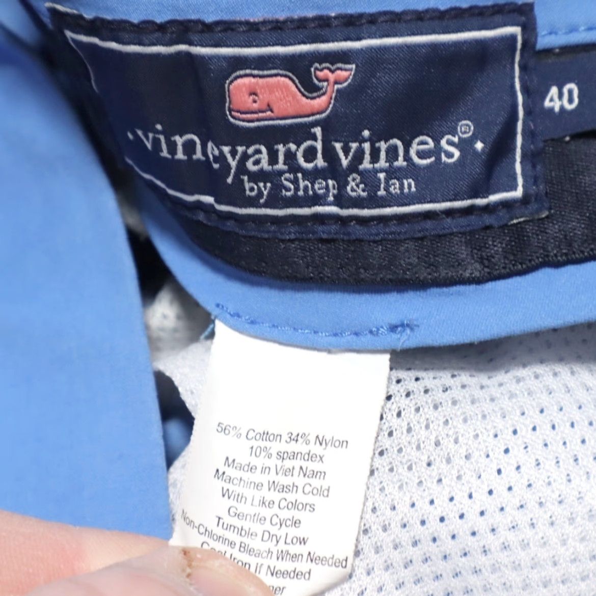 Vineyard Vines Vineyard Vines High Stretch Performance Cotton Blend Woven Golf Shorts Blue Men's 40 Size US 40 / EU 56 - 5 Thumbnail