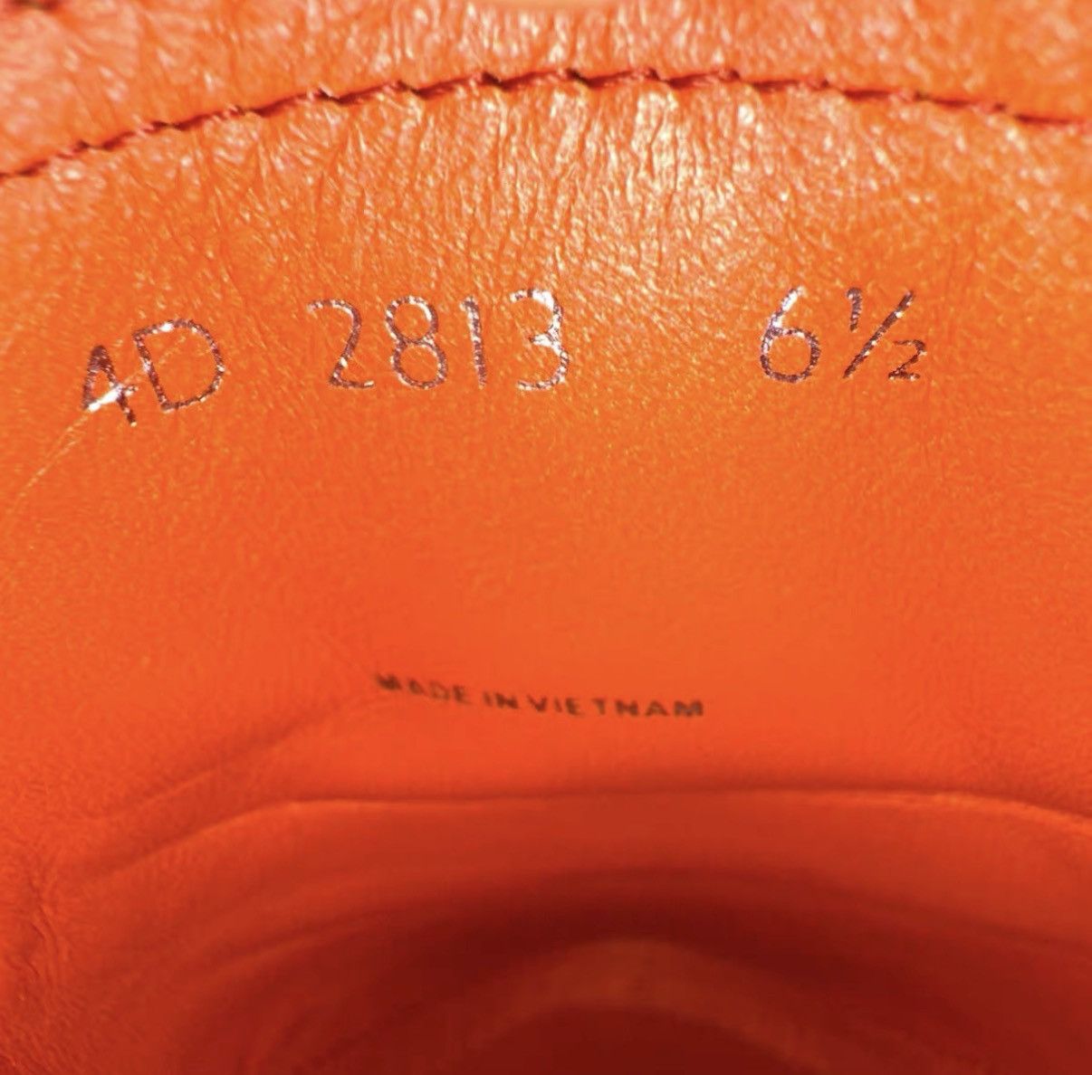 Prada Prada Orange Slip-On Casual Leather Shoes J42 Size US 7.5 / EU 40-41 - 7 Thumbnail